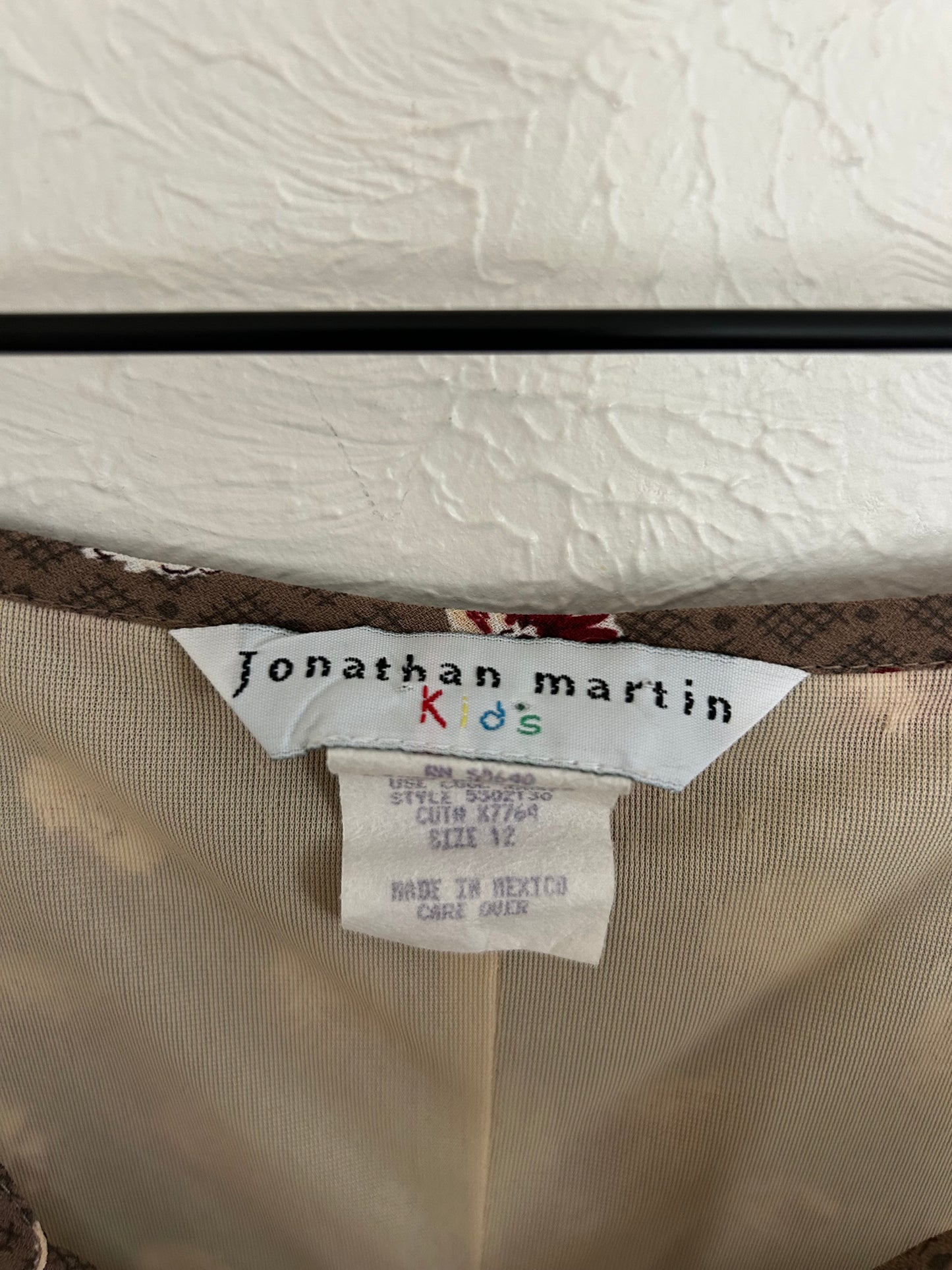 Vintage Jonathan Martin Floral Dress (XS)
