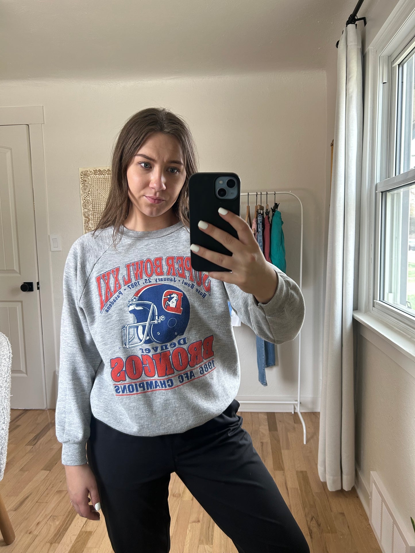 1987 Broncos Super Bowl Crewneck (S)
