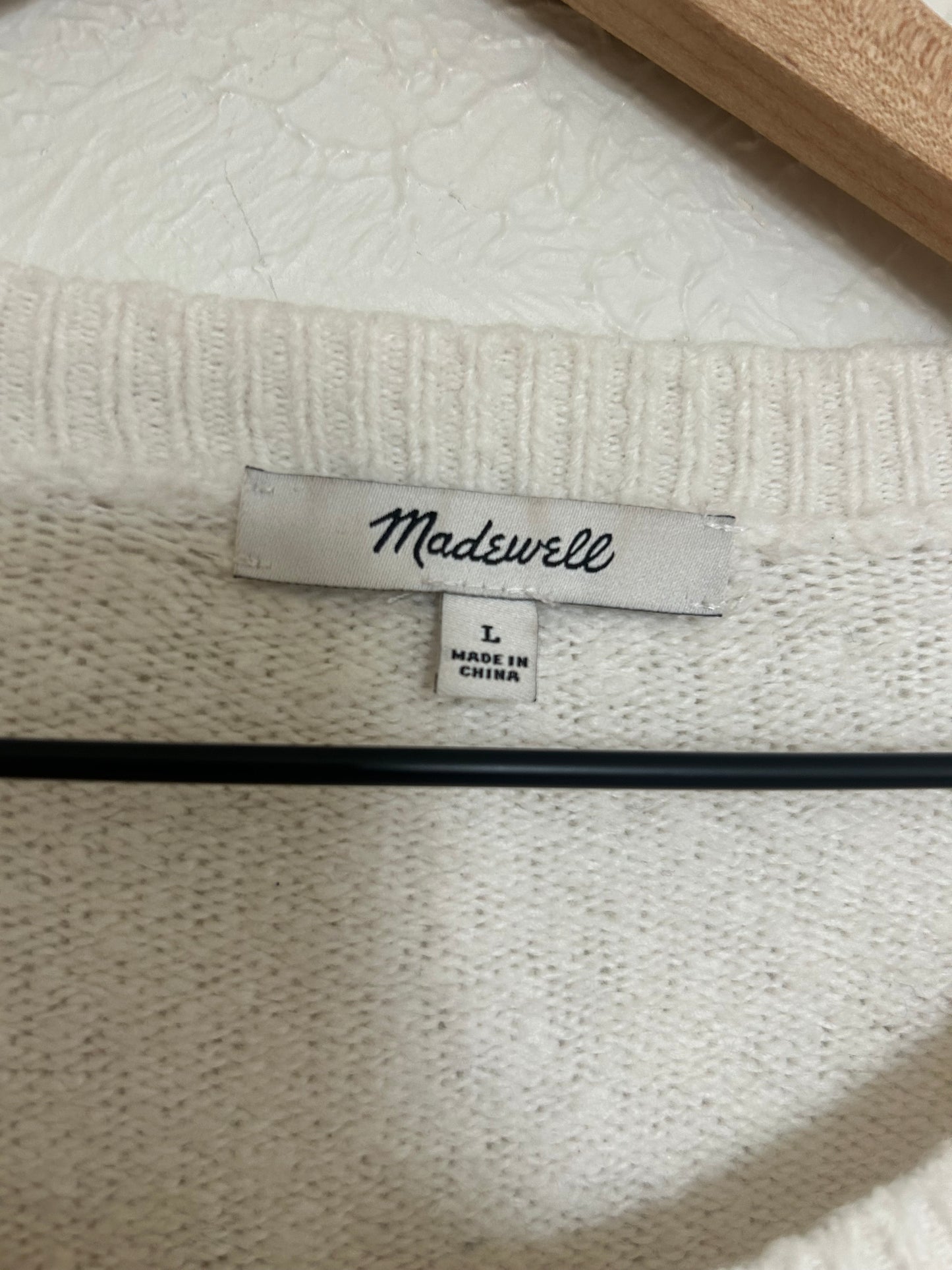 Madewell White Cardigan (L)