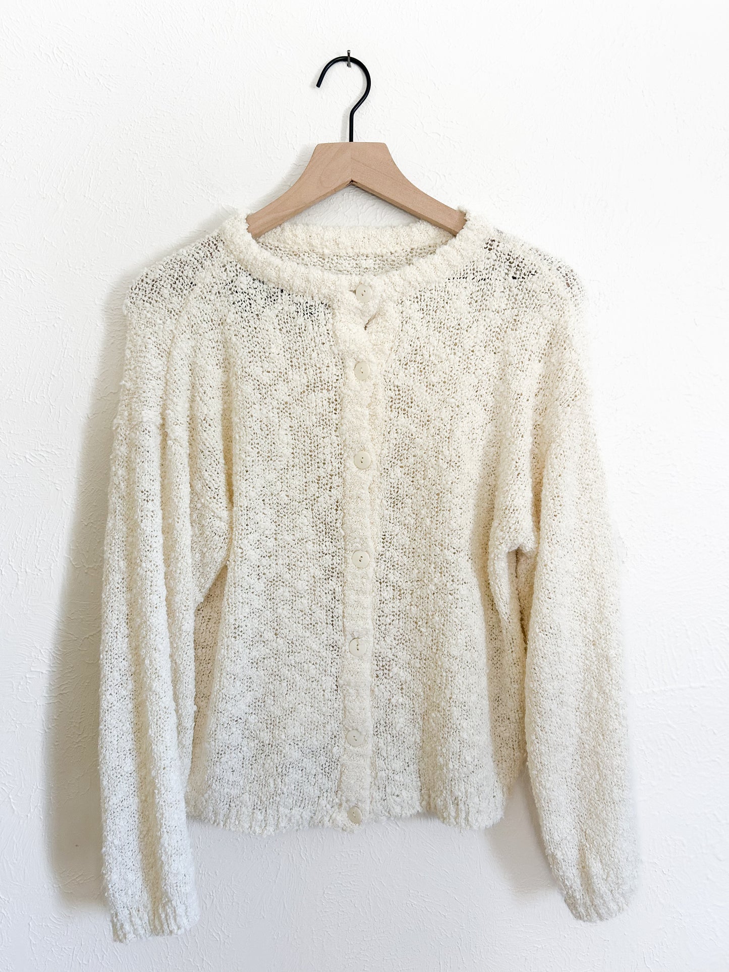 Gitano Vintage Bell Sleeve Button Reversible Sweater (M)