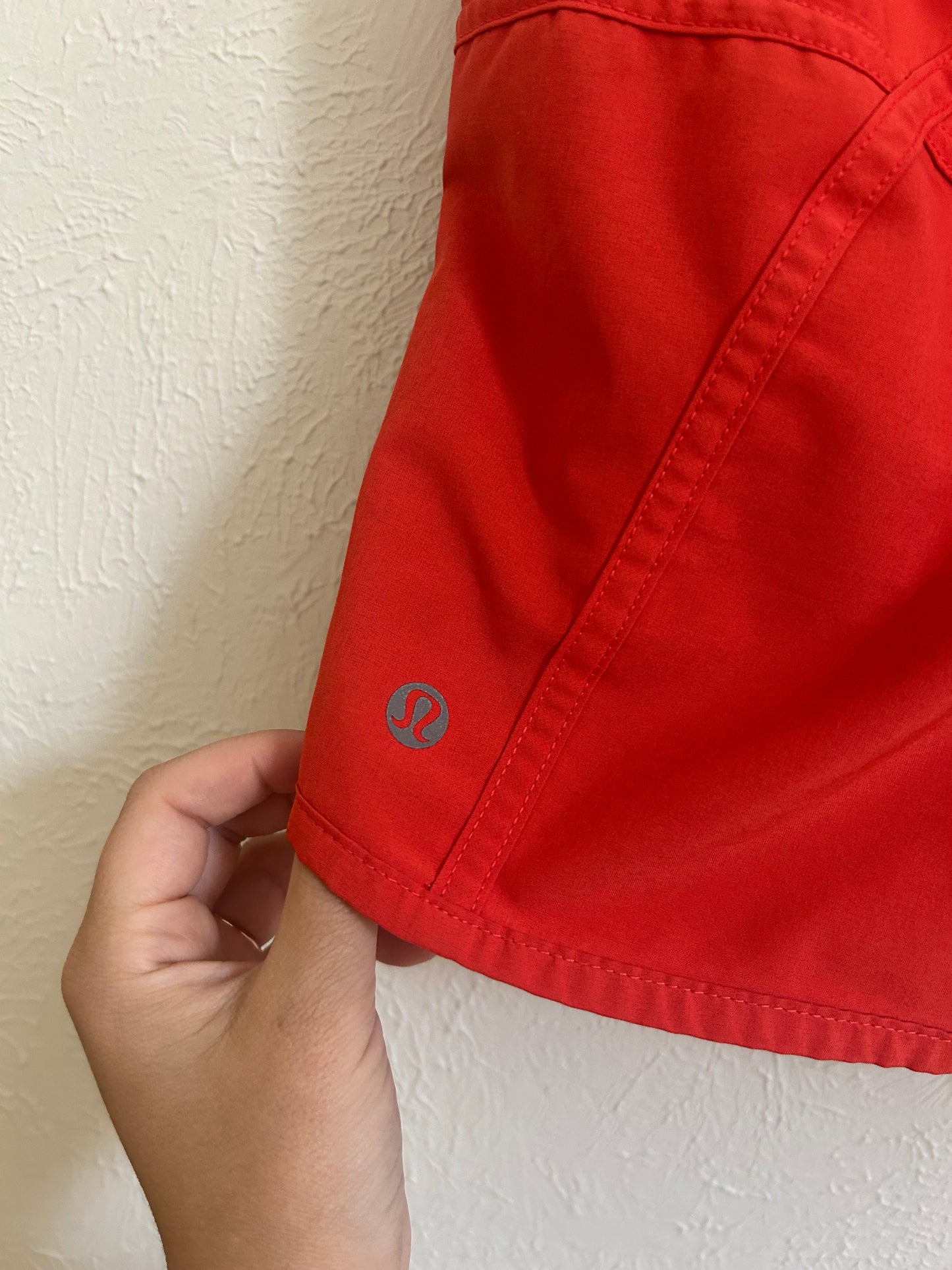 Lululemon Red Hotty Hot Shorts (4)