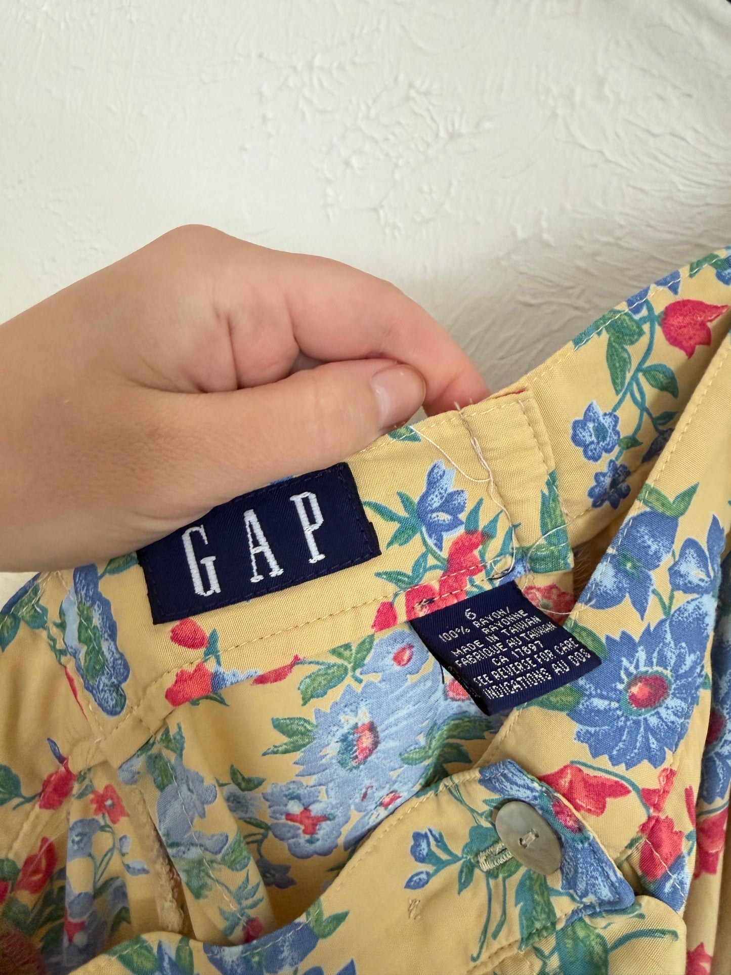 GAP Vintage Floral Skirt (6)