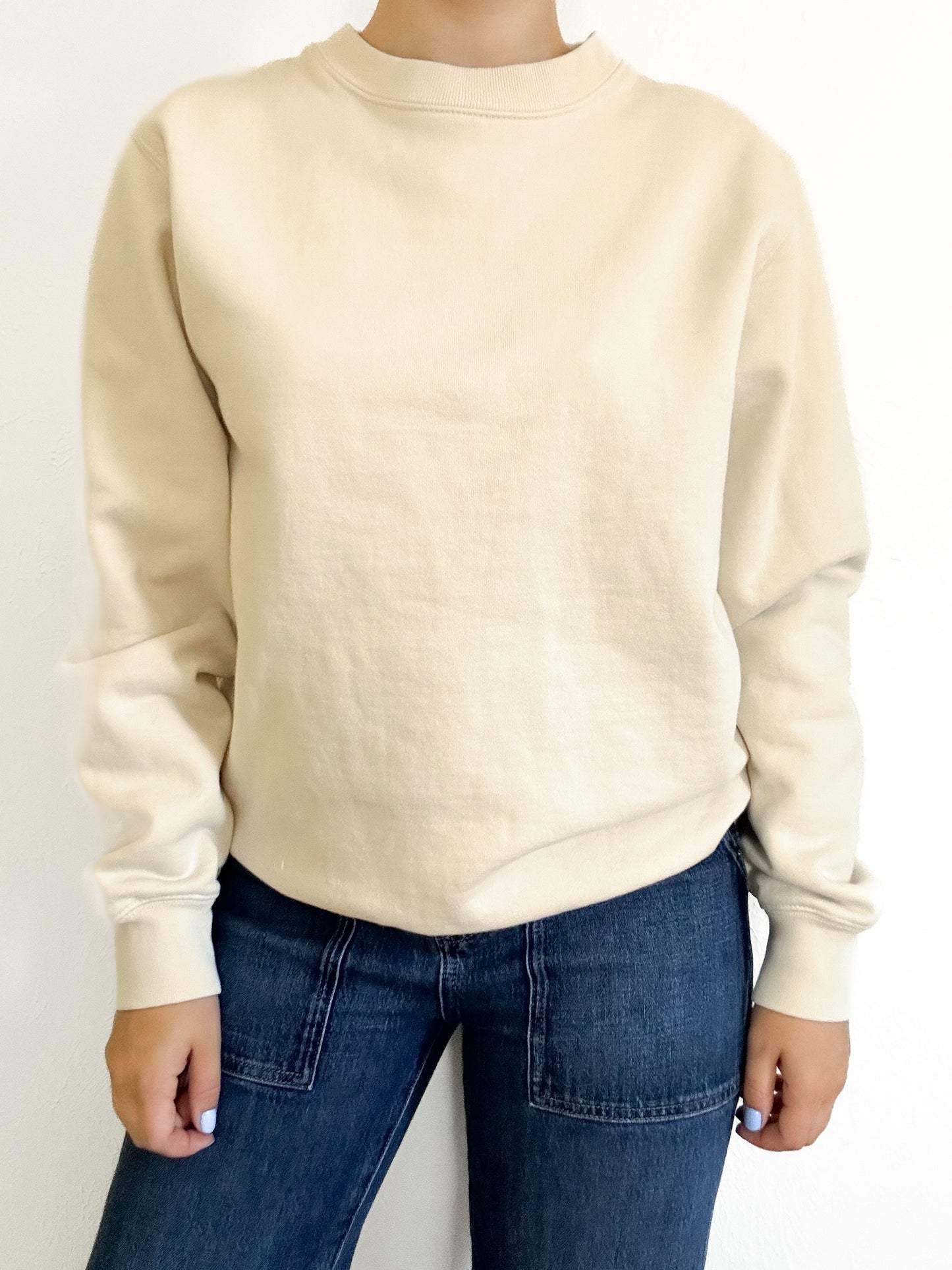 Brandy Melville Yellow Crewneck (S)