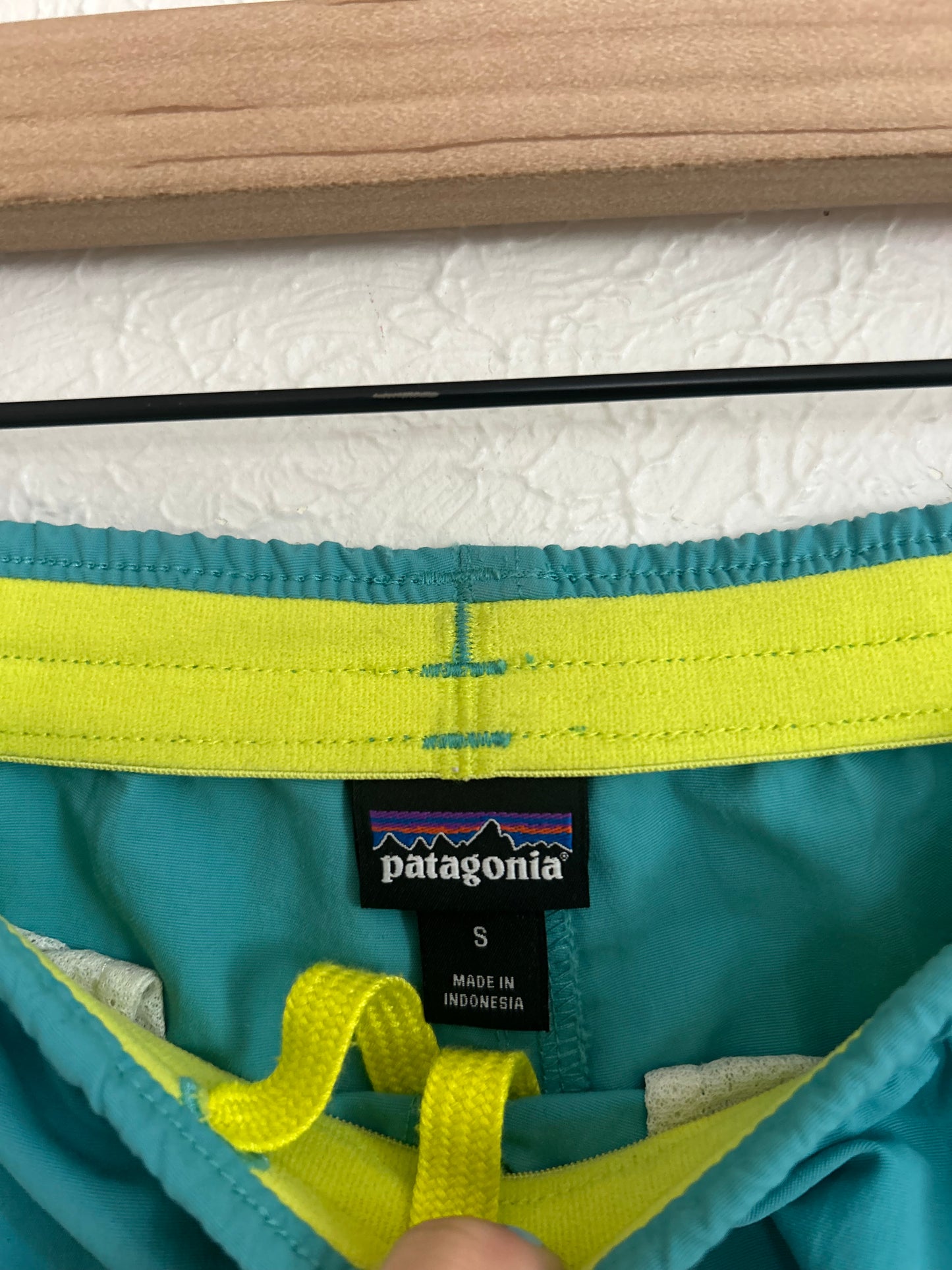 Patagonia Teal Baggies Shorts (S)