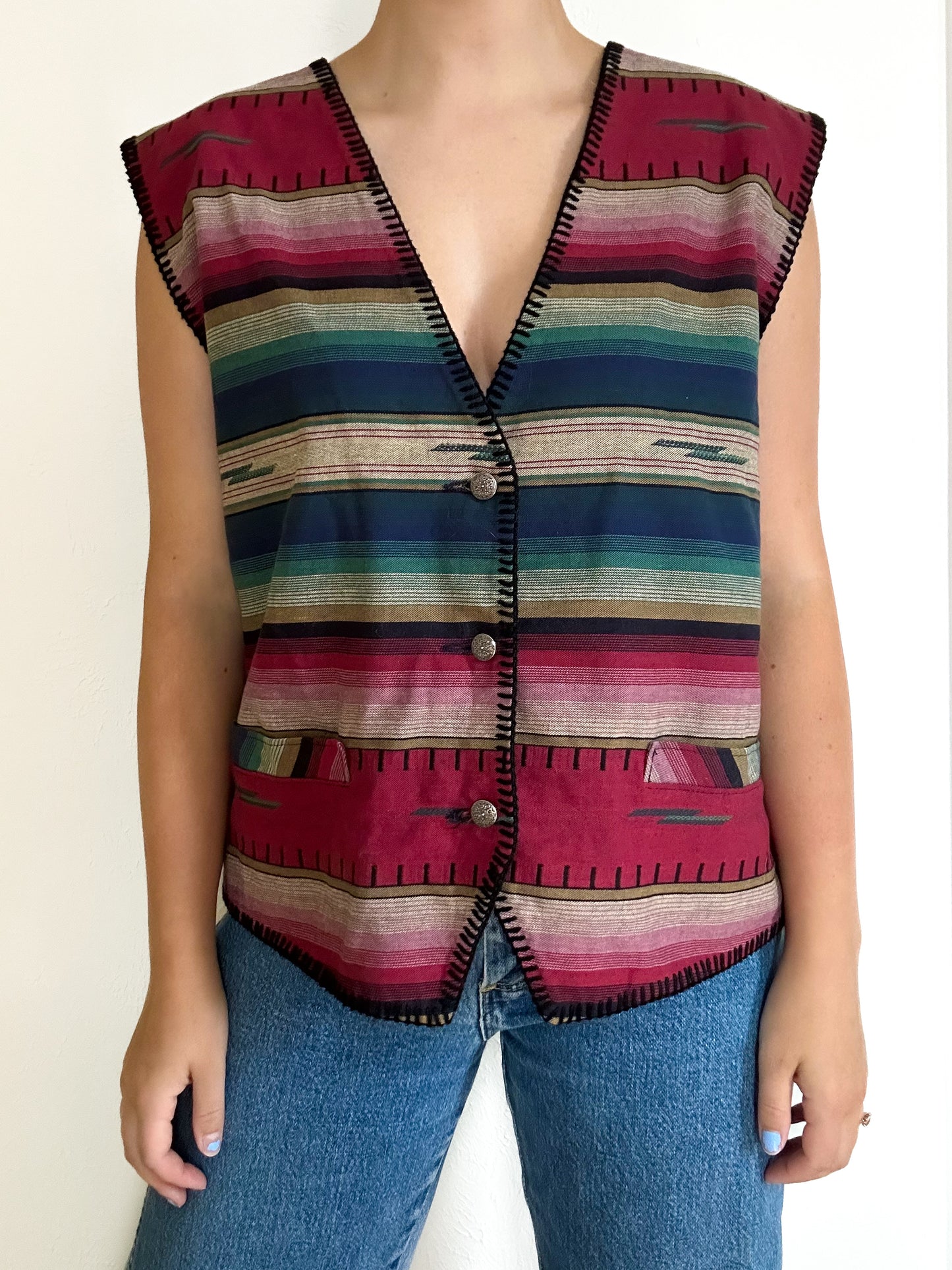 Eddie Bauer Western Vintage Vest (L)