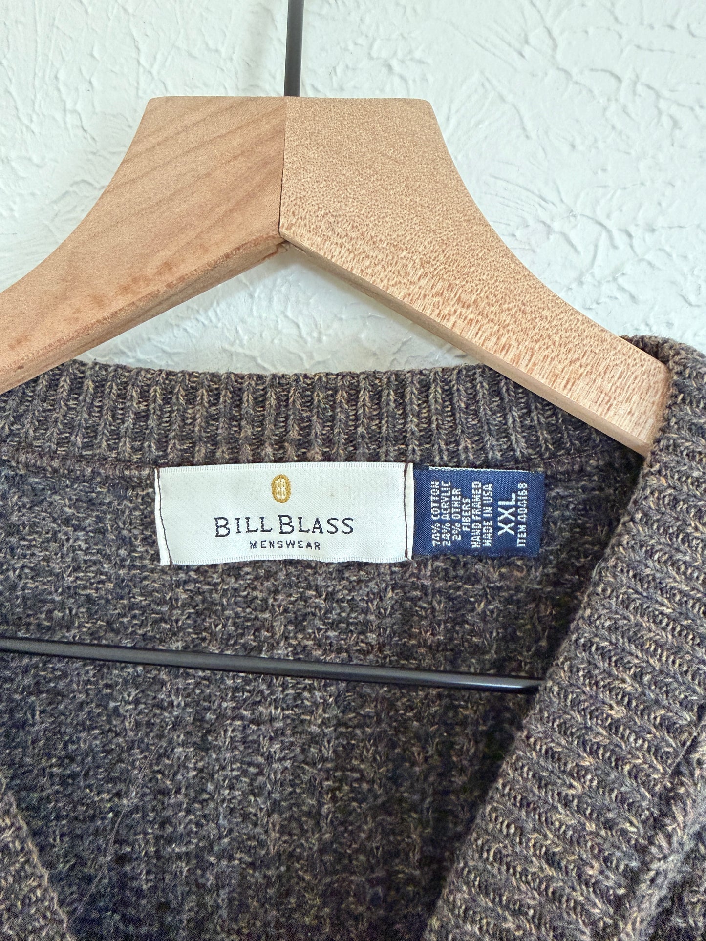 Bill Blass Brown Vintage Sweater (XL)