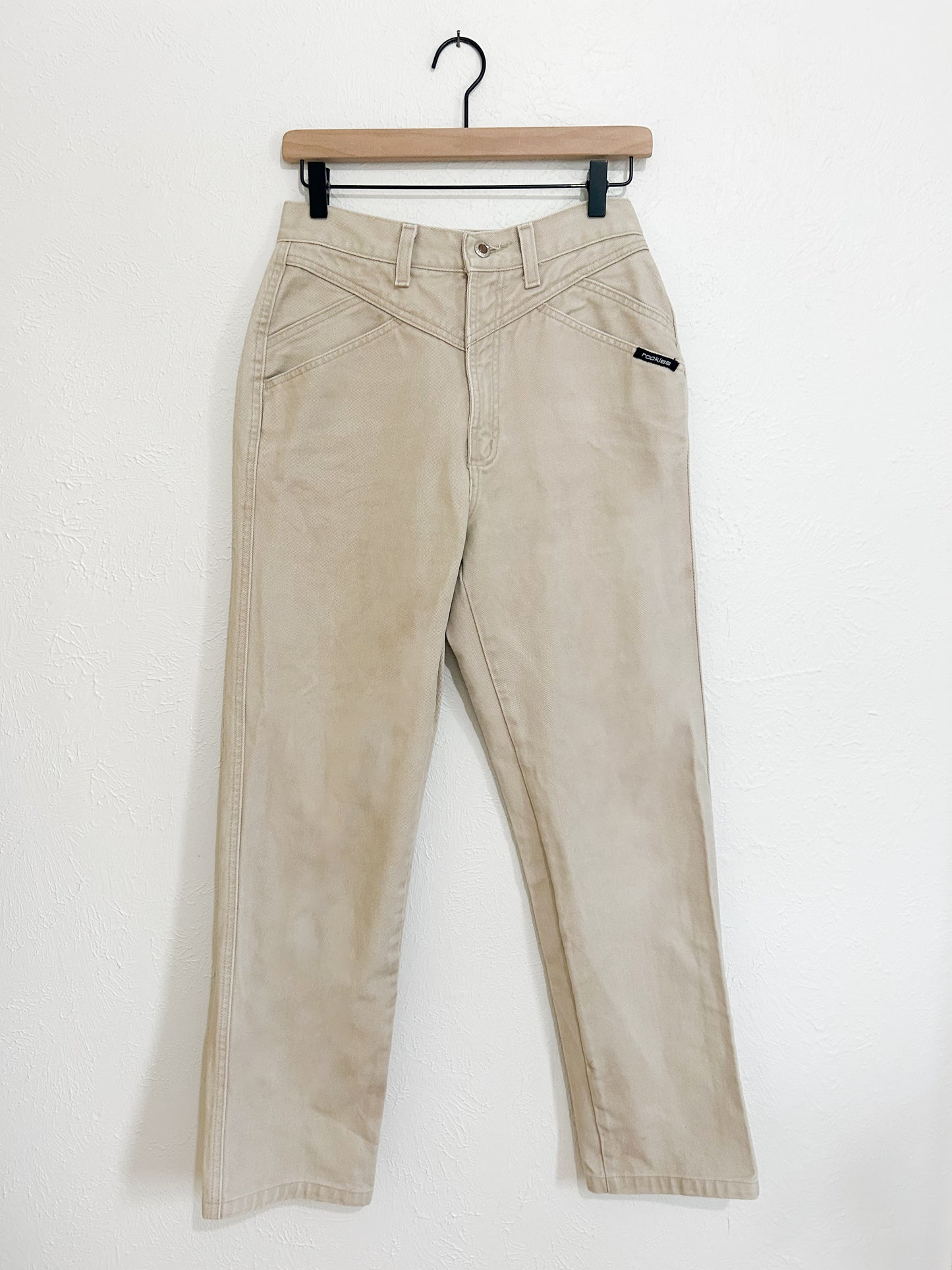 Vintage Rockies Tan High Waisted Jeans (8)