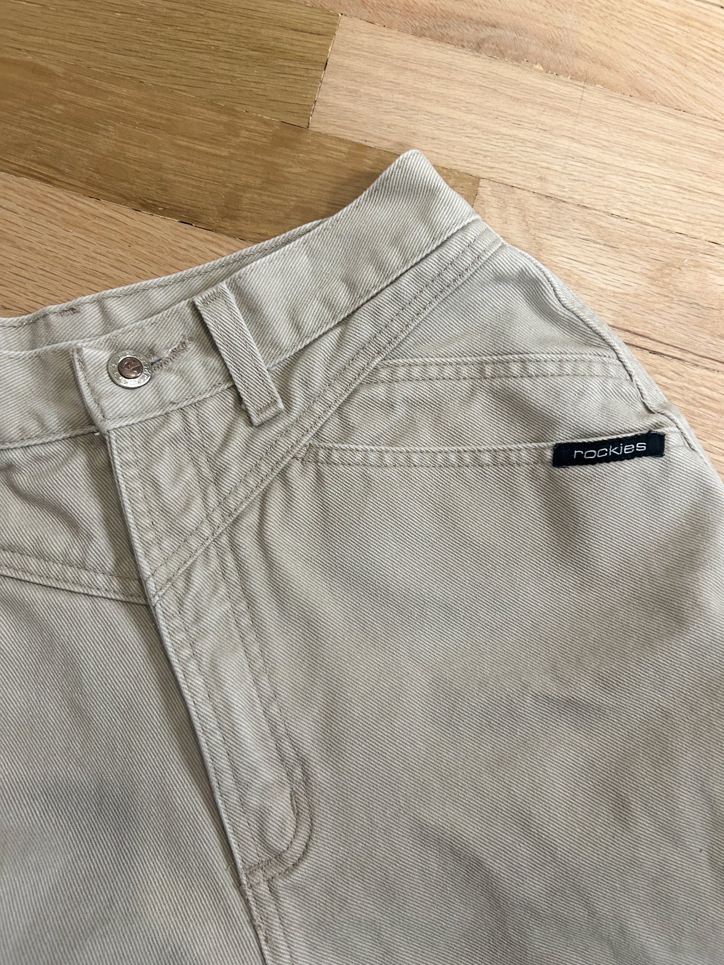 Vintage Rockies Tan High Waisted Jeans (8)