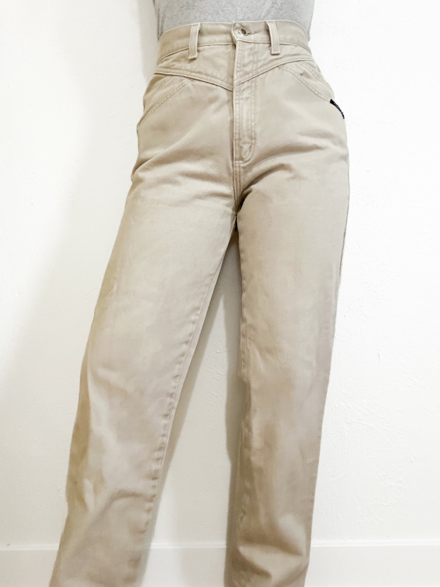 Vintage Rockies Tan High Waisted Jeans (8)