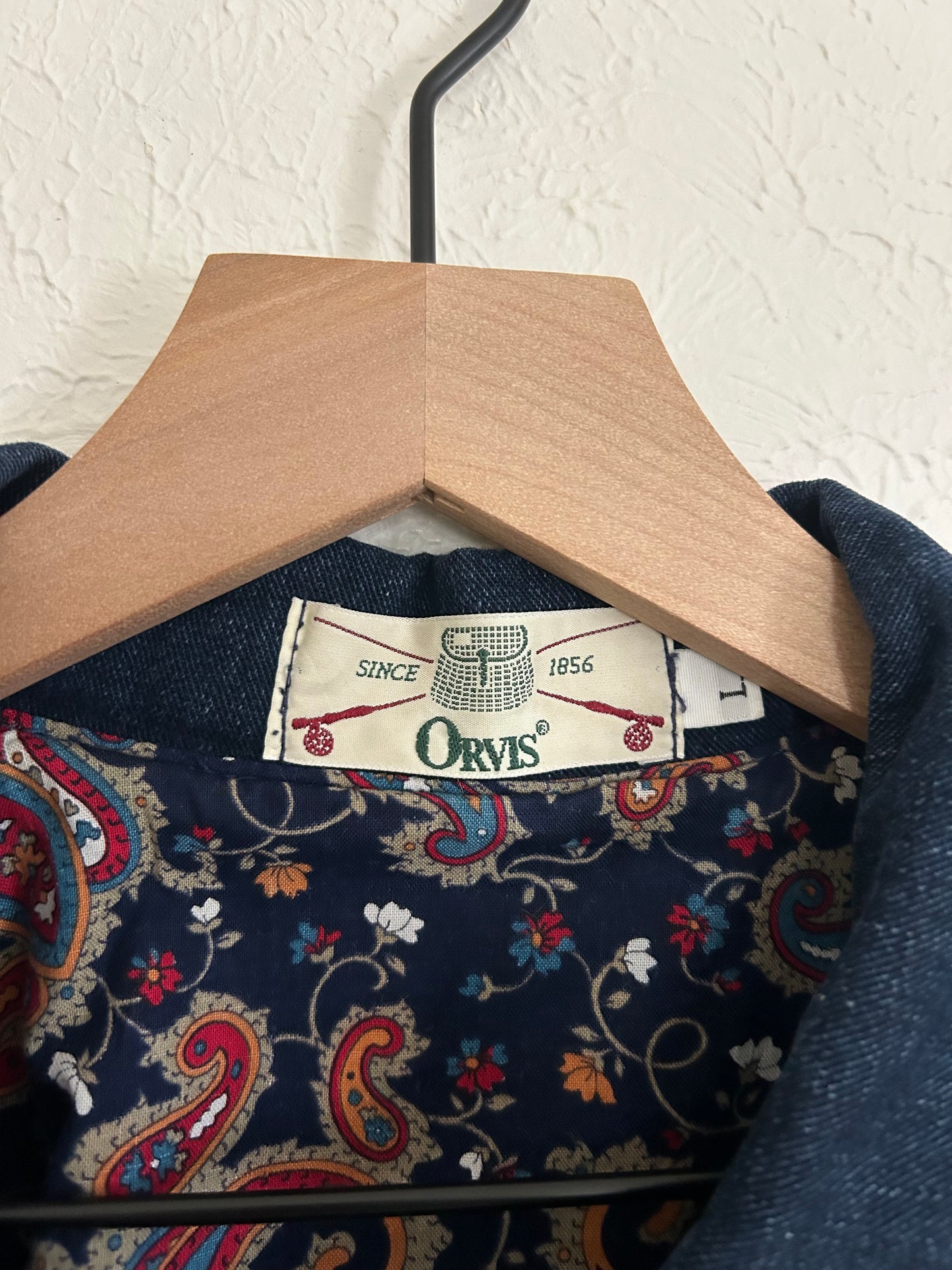 Orvis Vintage Denim Chore Coat (L)