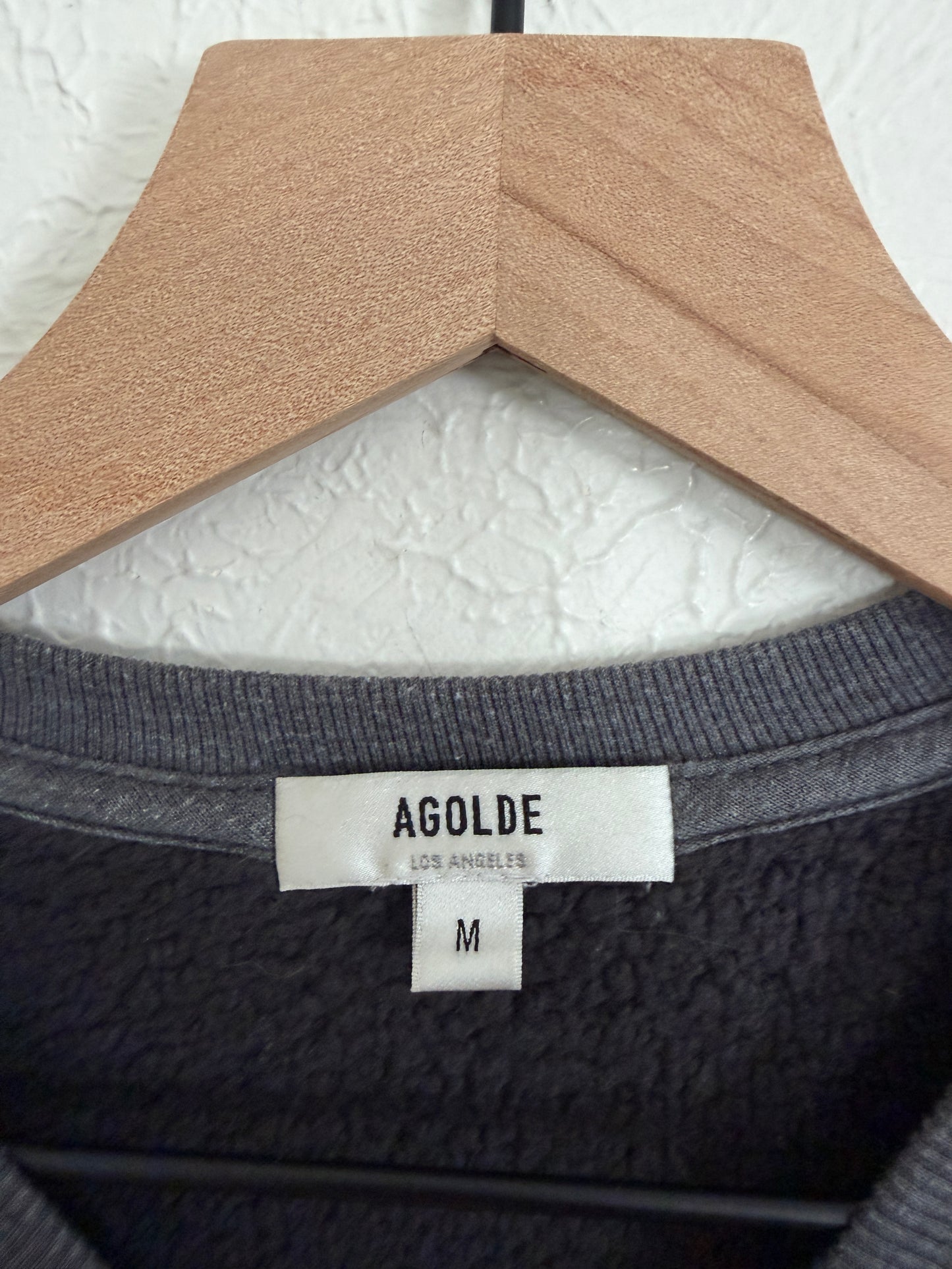 Agolde ‘Thora’ 3/4 Sleeve Crewneck Sweatshirt (M)