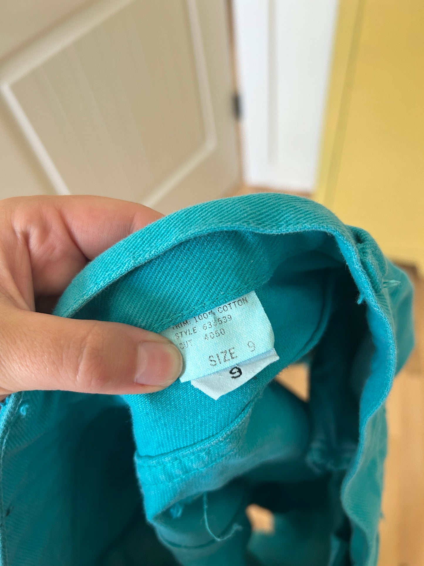 LEI Vintage Teal Shorts (6)