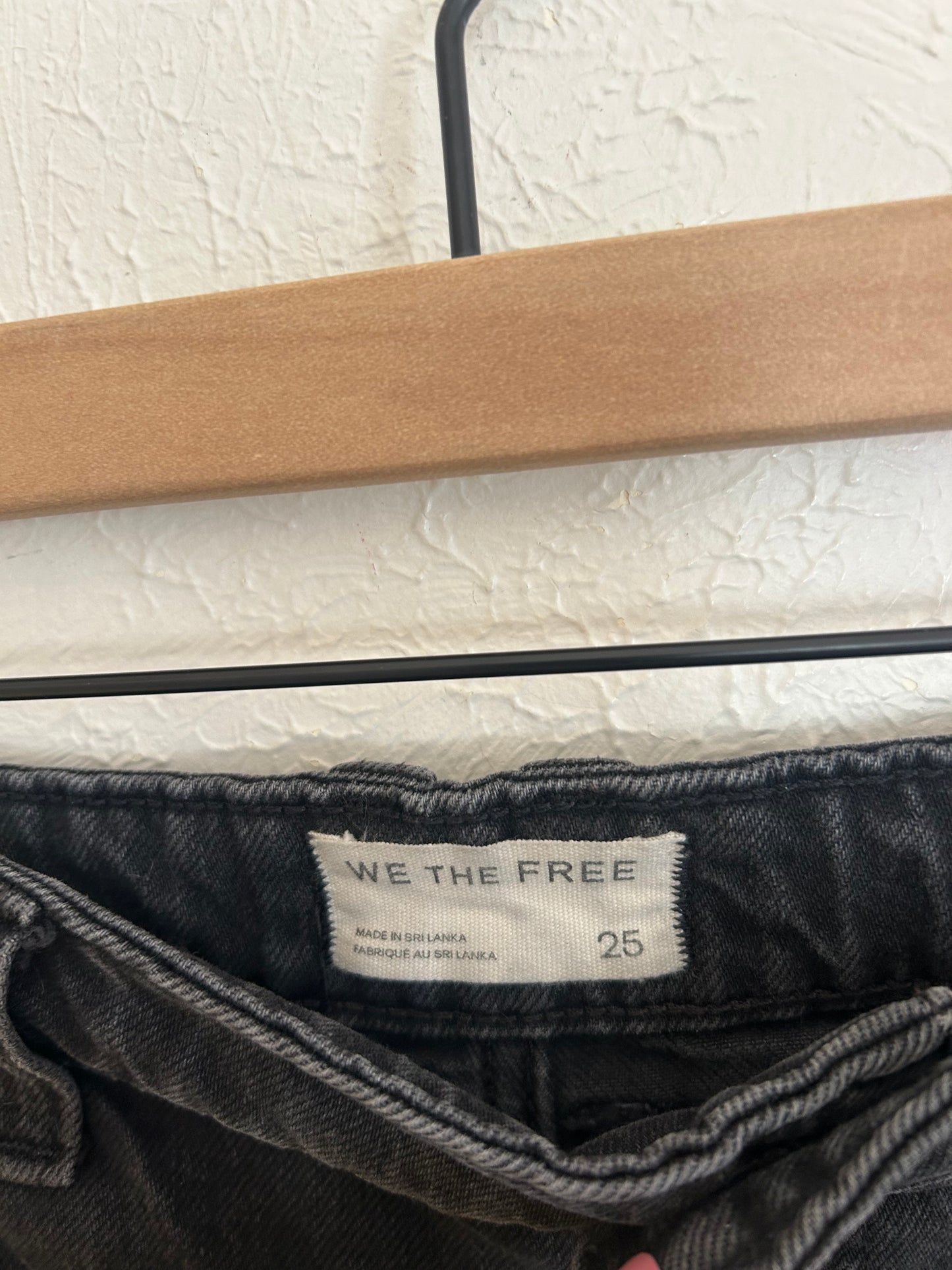 Free People Black Denim Short (25)