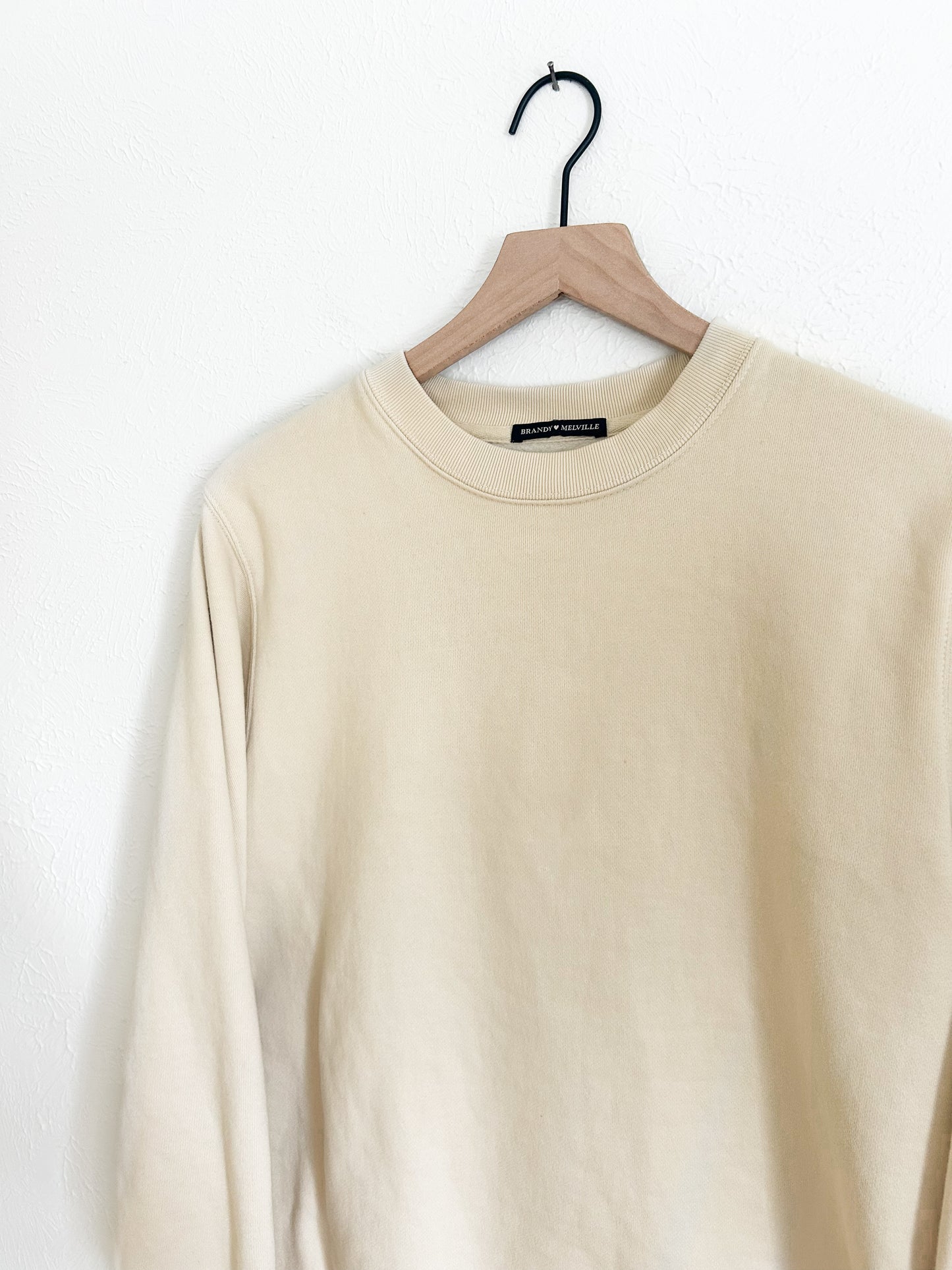 Brandy Melville Yellow Crewneck (S)