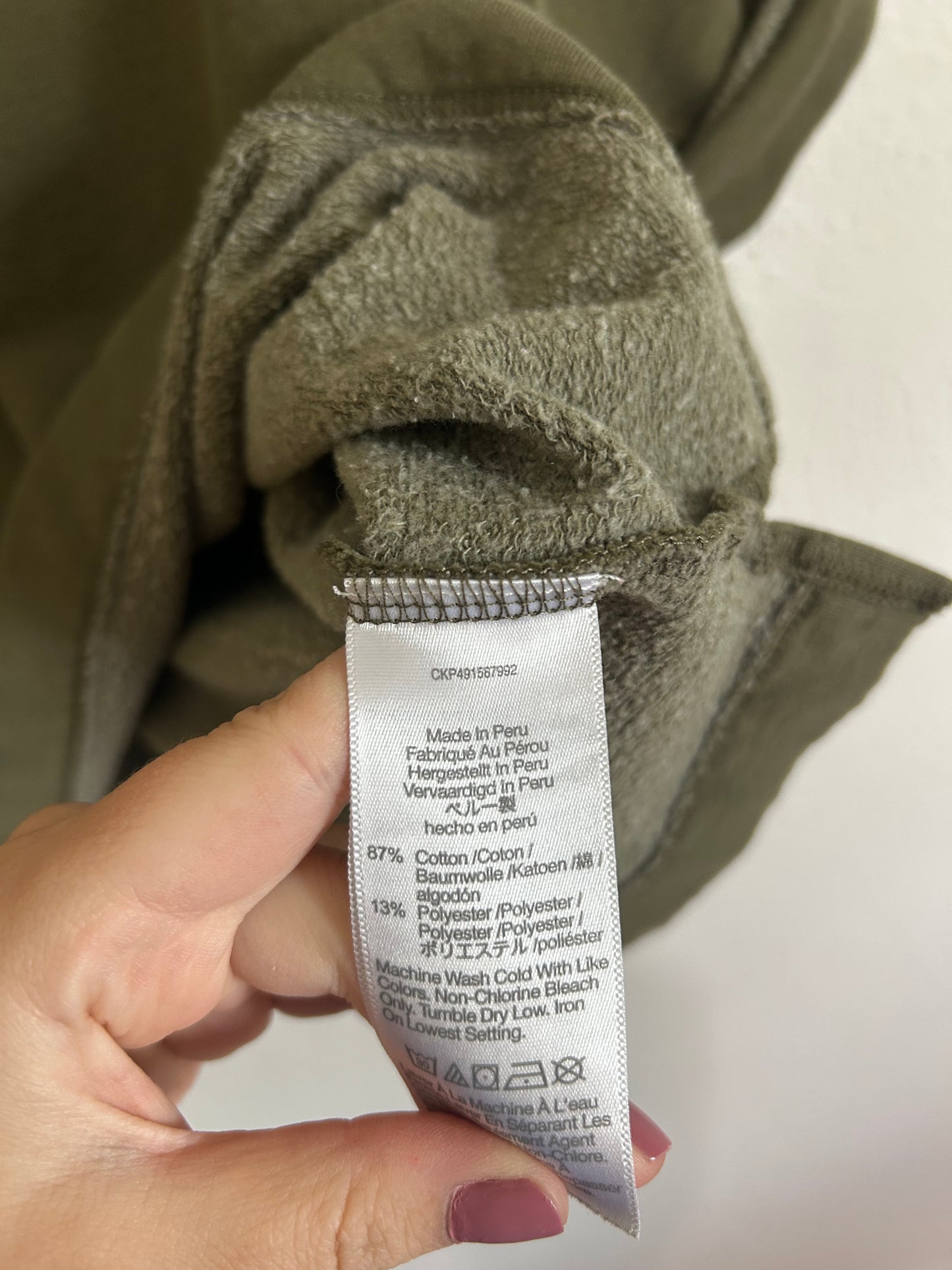 Madewell Cuffed Green Top (M)