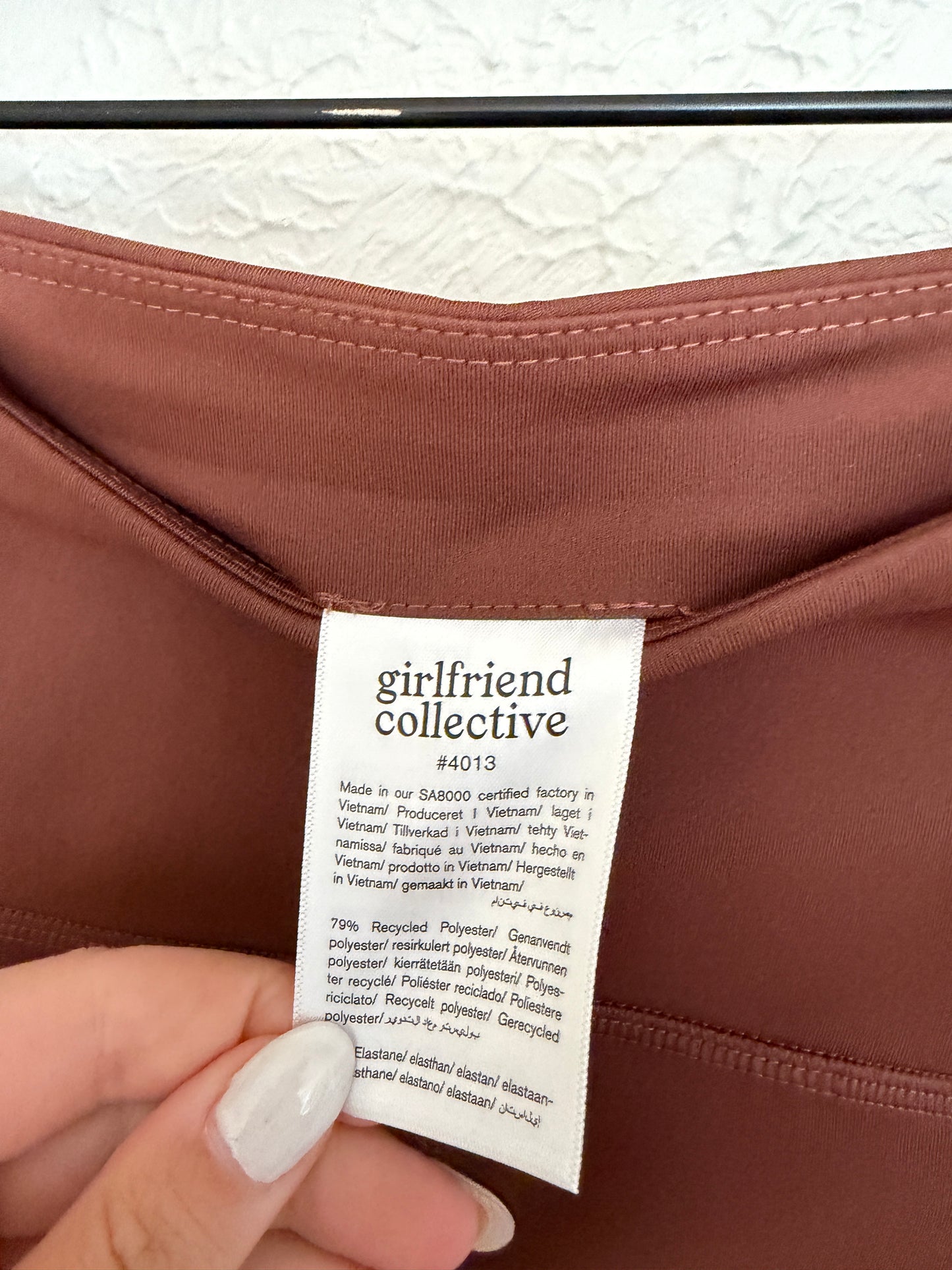 NWT Girlfriend Collective High-Rise Pocket Bike Shorts (XS)