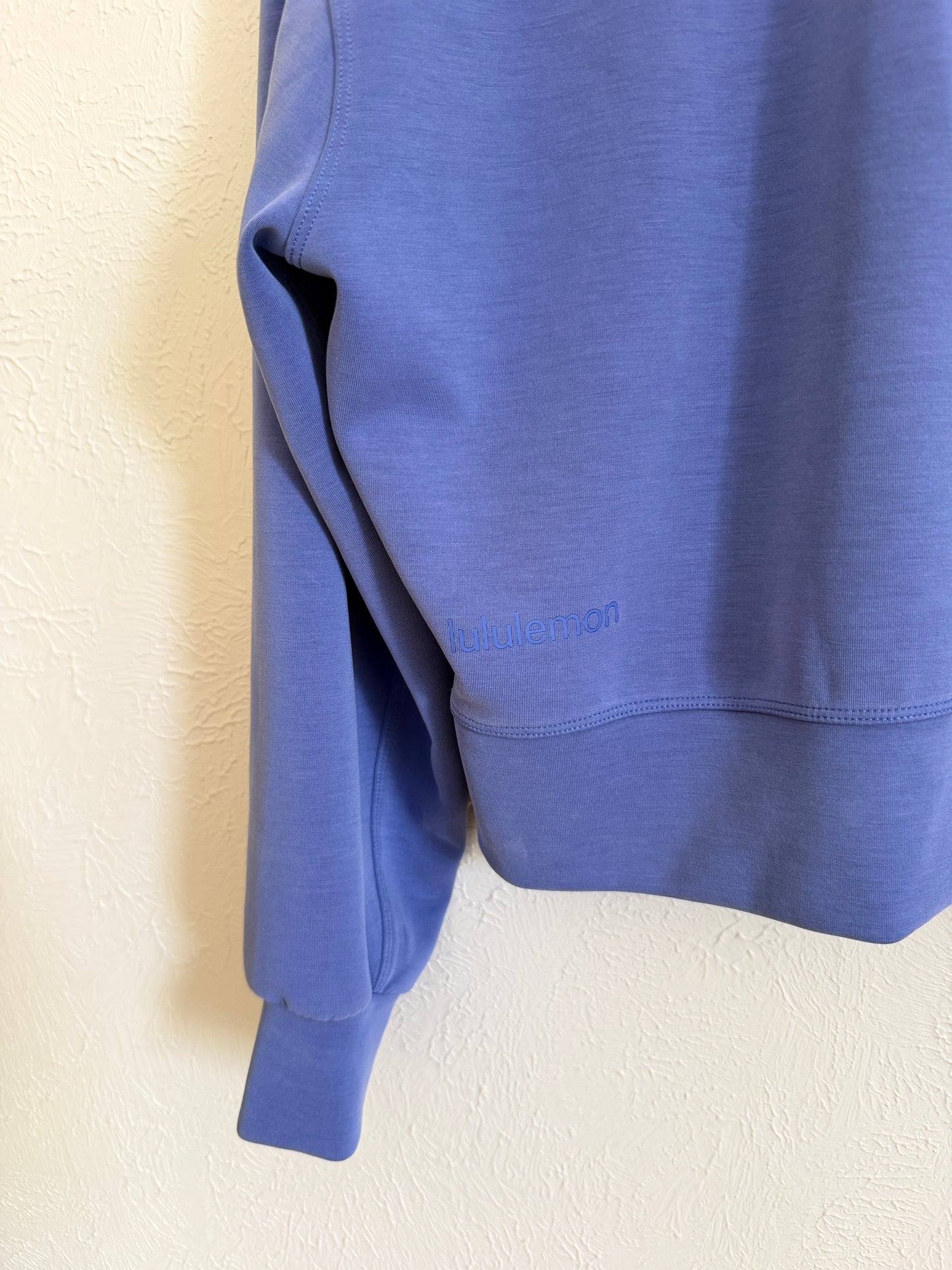 Lululemon Wild Indigo 'Perfectly Oversized Cropped Crew' (M)