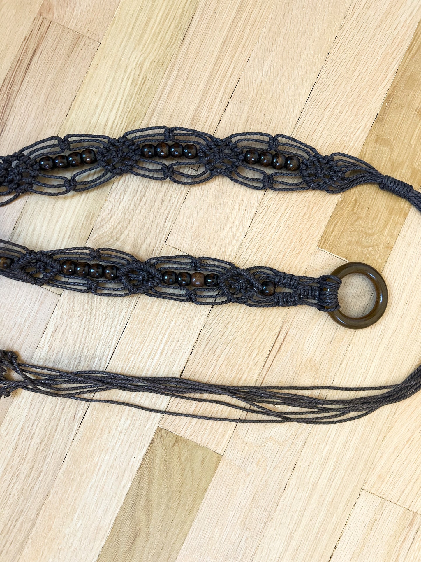 Beaded Crochet Belt