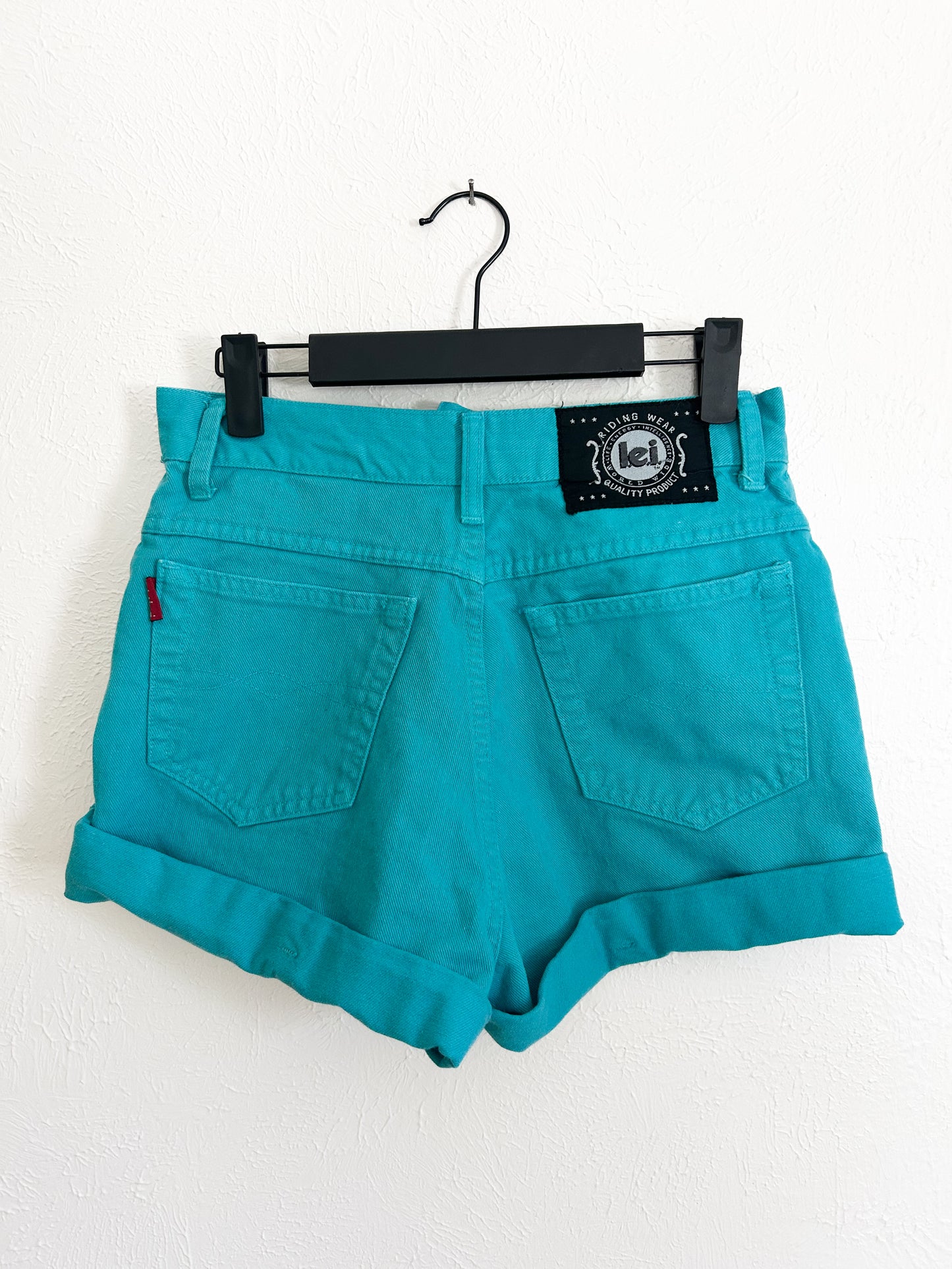 LEI Vintage Teal Shorts (6)