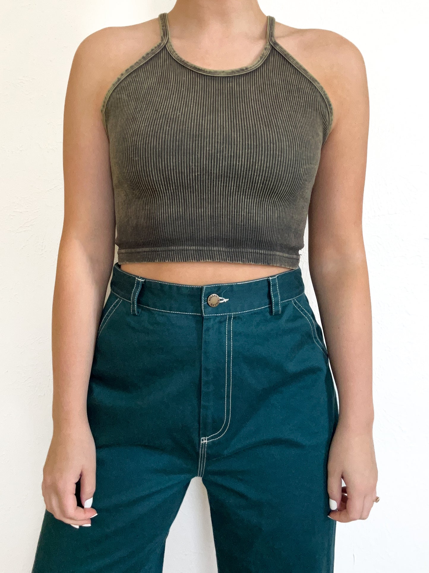 Free People Movement Green Tank (M)
