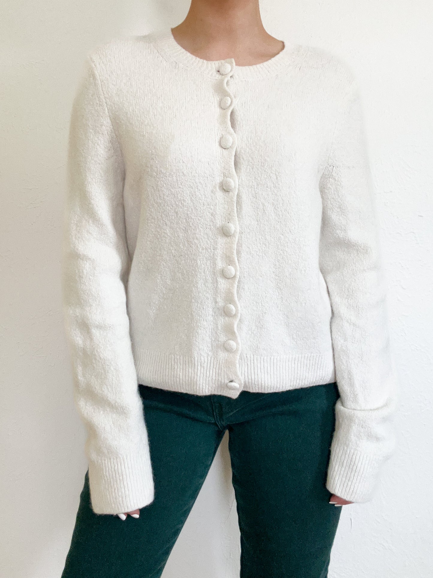 Madewell White Cardigan (L)