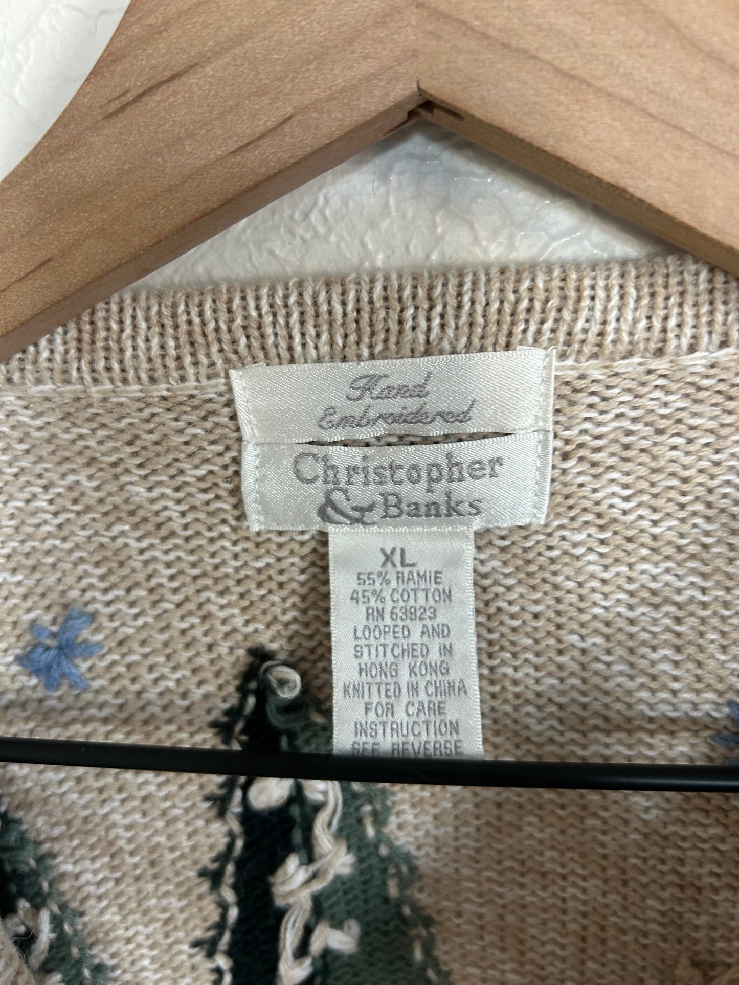 Christopher & Banks Outdoor Cardigan (L)