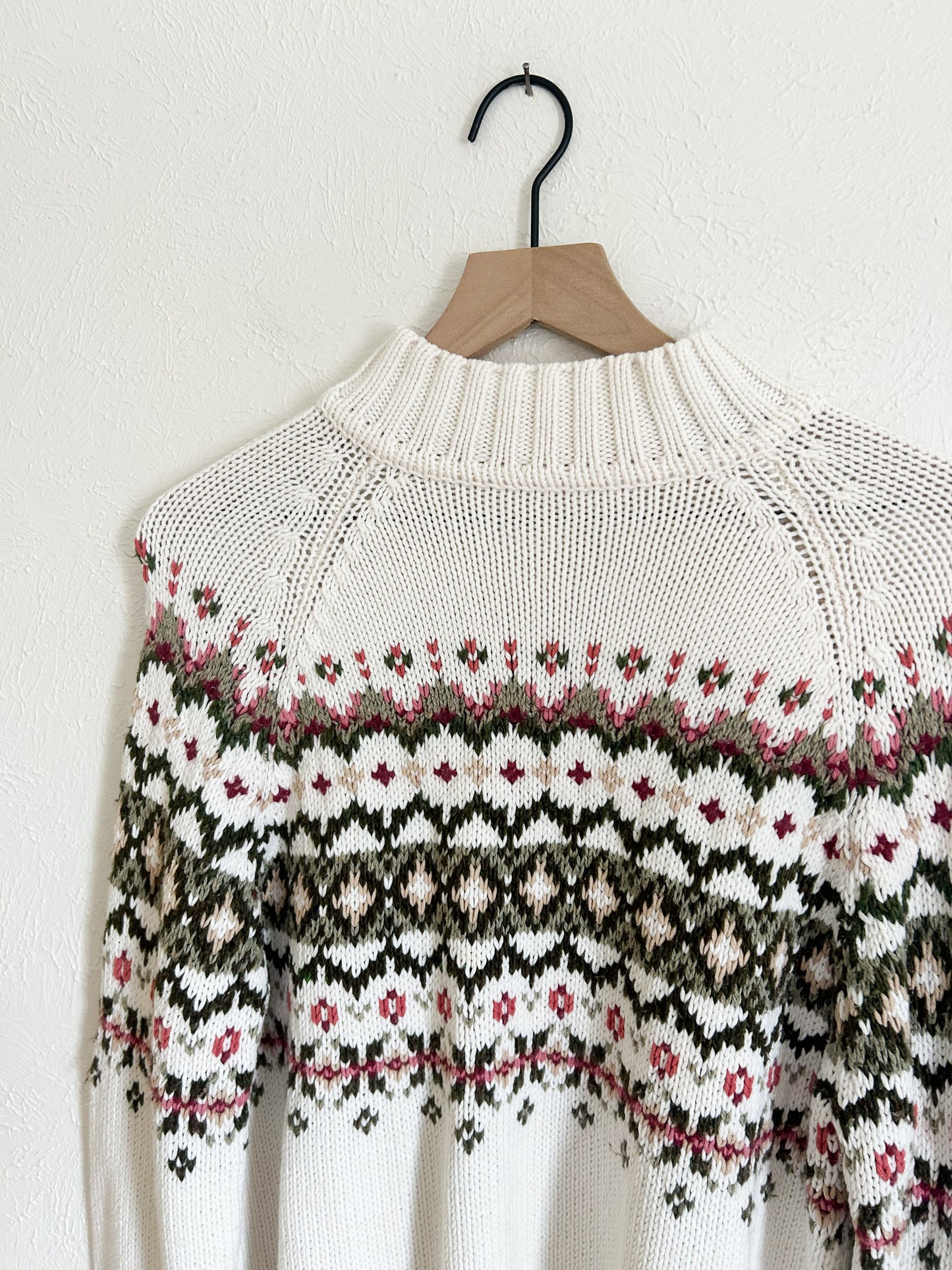 Liz Claiborne Knit Patterned Sweater (L)