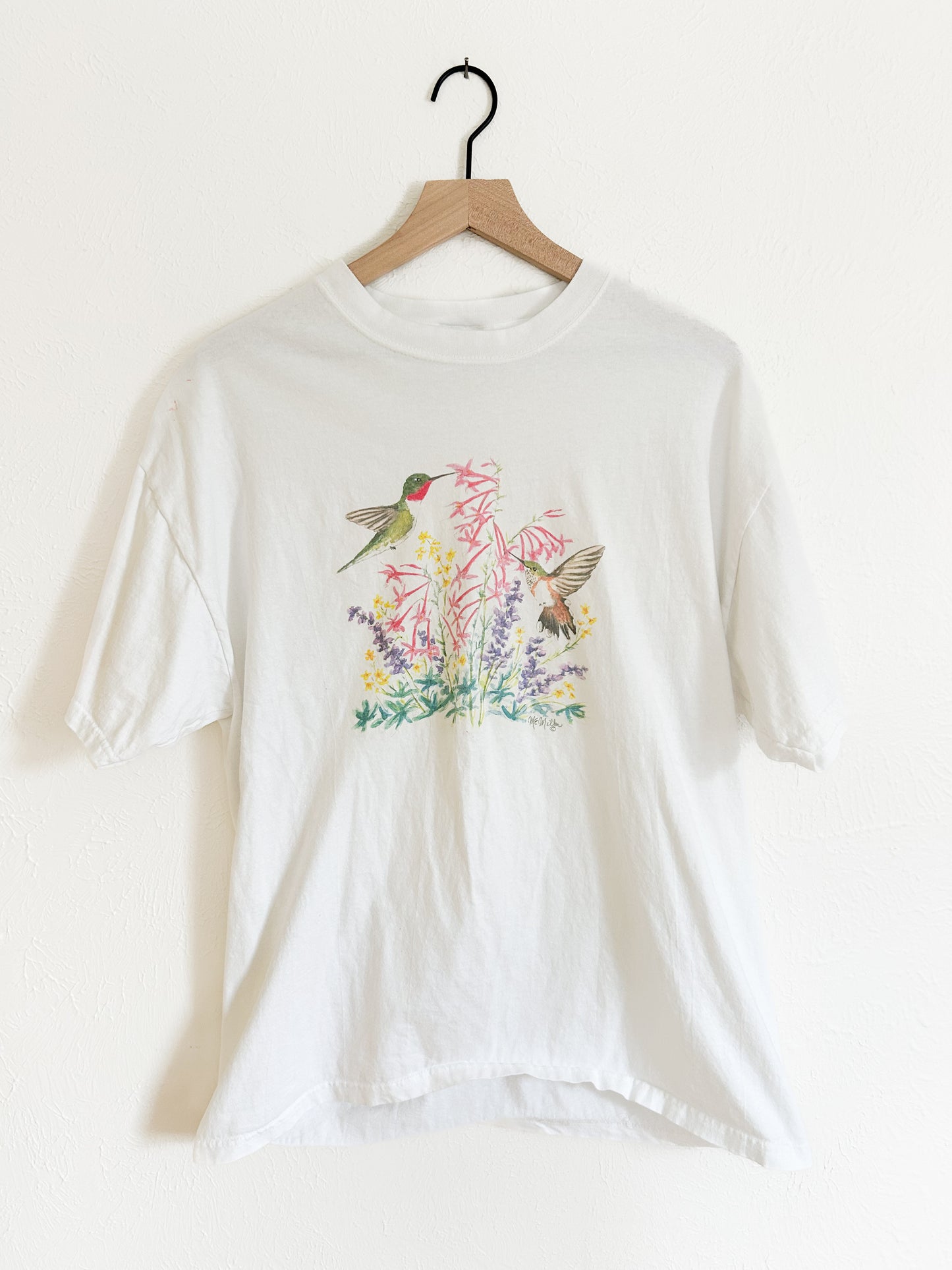 Hummingbird Floral Shirt (L)