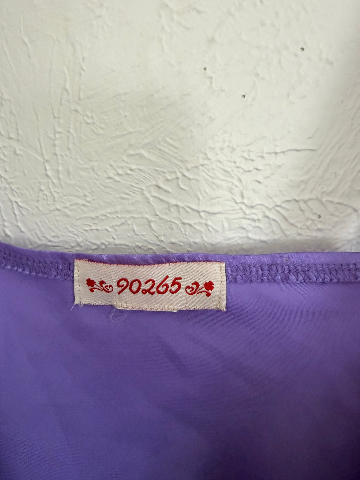 Vintage 90265 Purple Lace Tank (L)