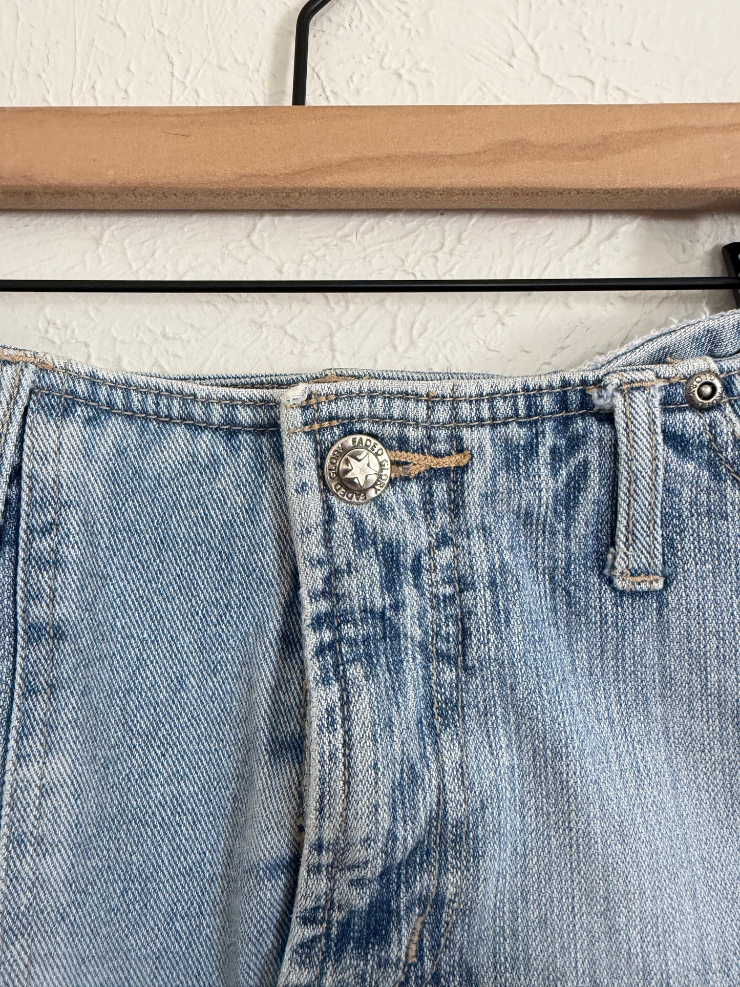 Vintage Patchwork Denim Skirt (4)