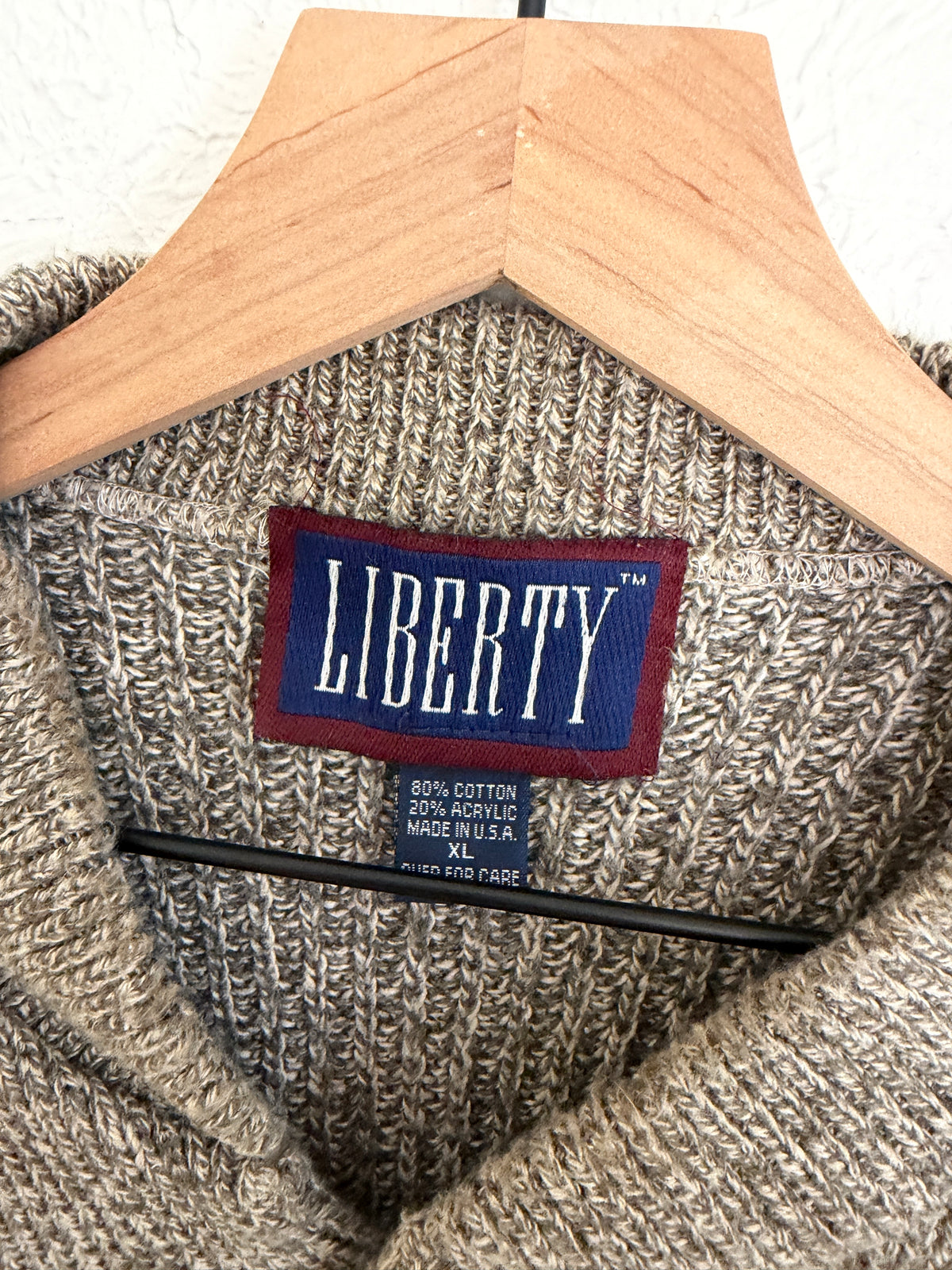 Brown Vintage Henley (XL)