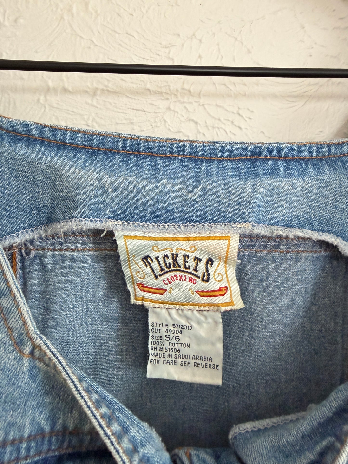Tickets Vintage Denim Dress (S)