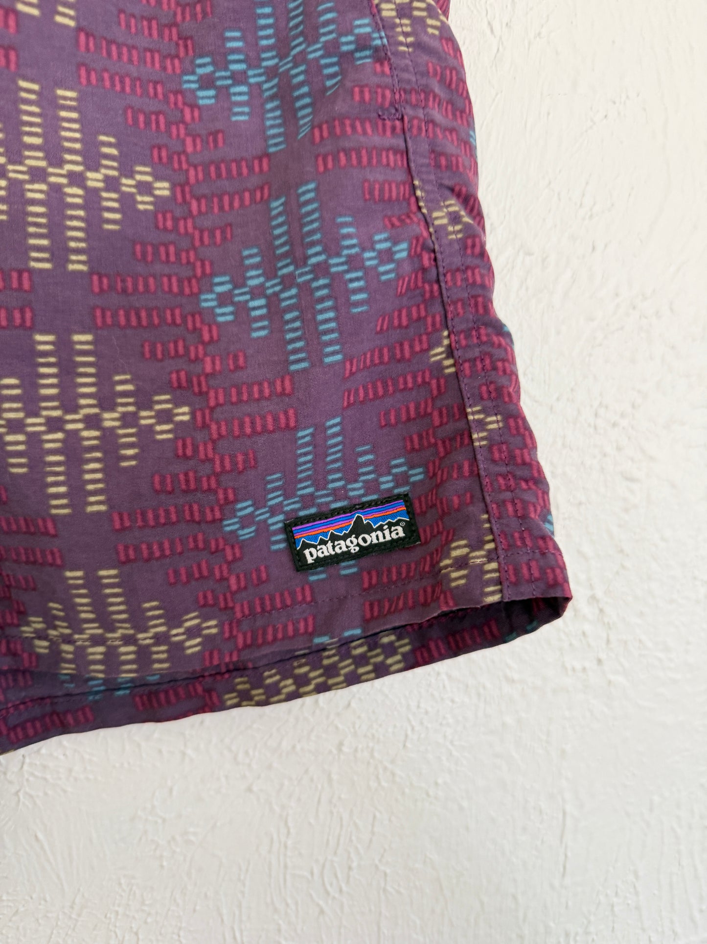 Patagonia Patterned Purple Baggies (S)