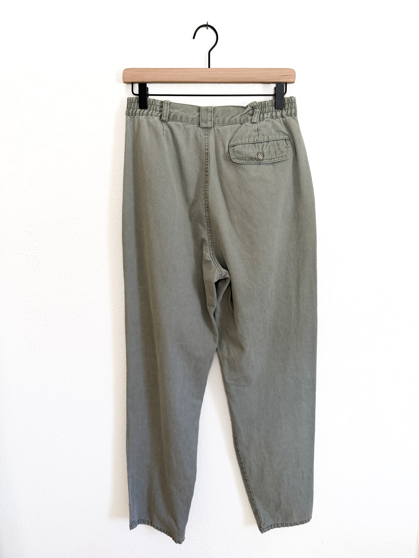 Eddie Bauer Vintage Green High Waisted Pants (8)
