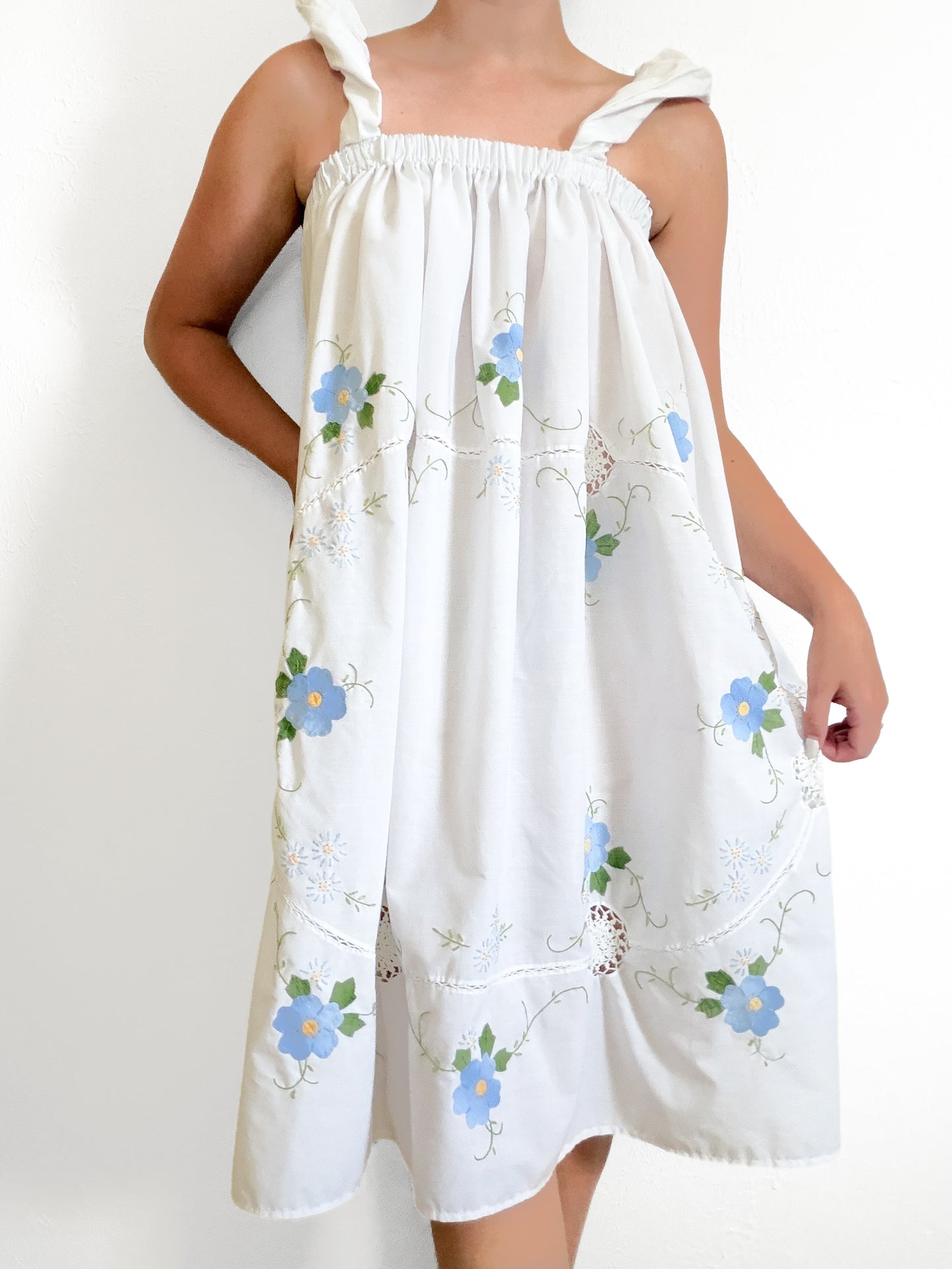 Handmade Vintage Floral Dress (S-L)