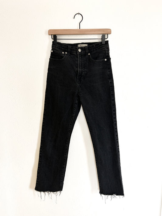 Madewell 90’s Straight Black Jeans (4)