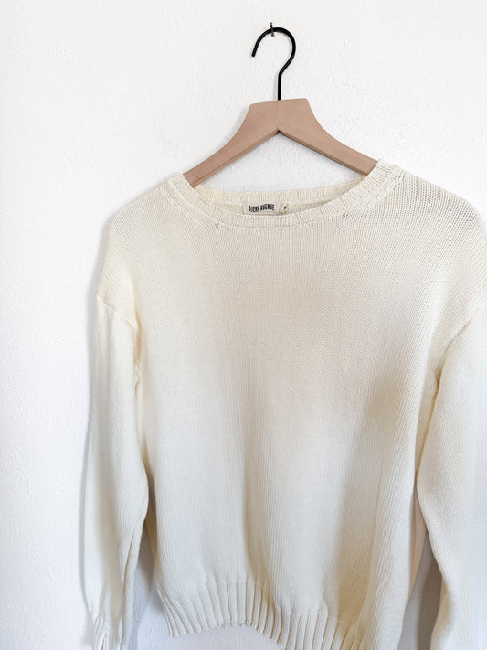 Djerf Avenue Cream Sweater (M)