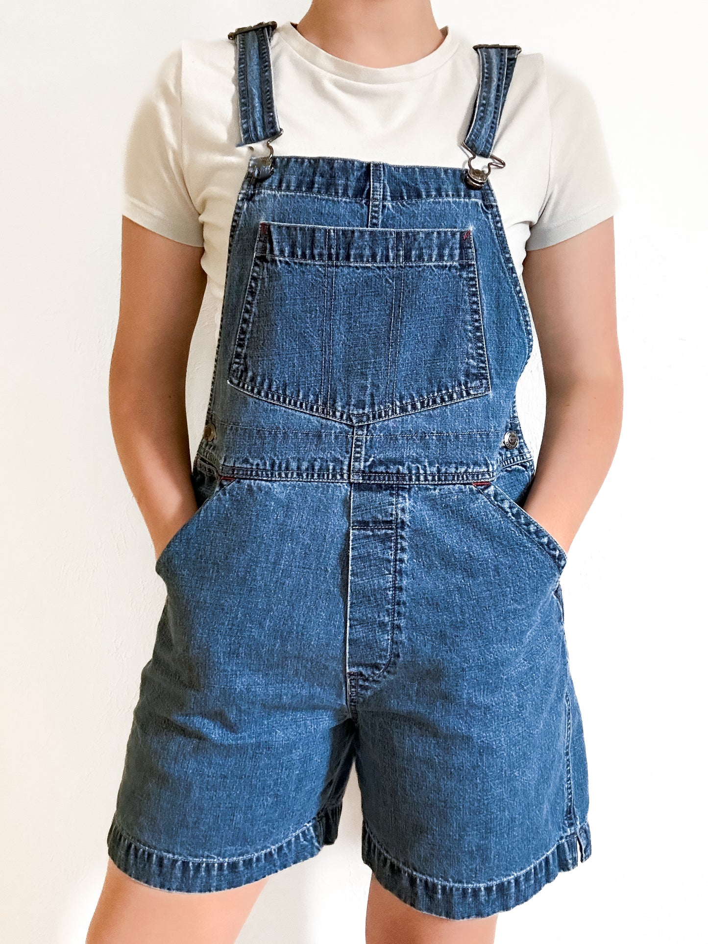 St. John’s Bay Vintage Short Overalls (M)