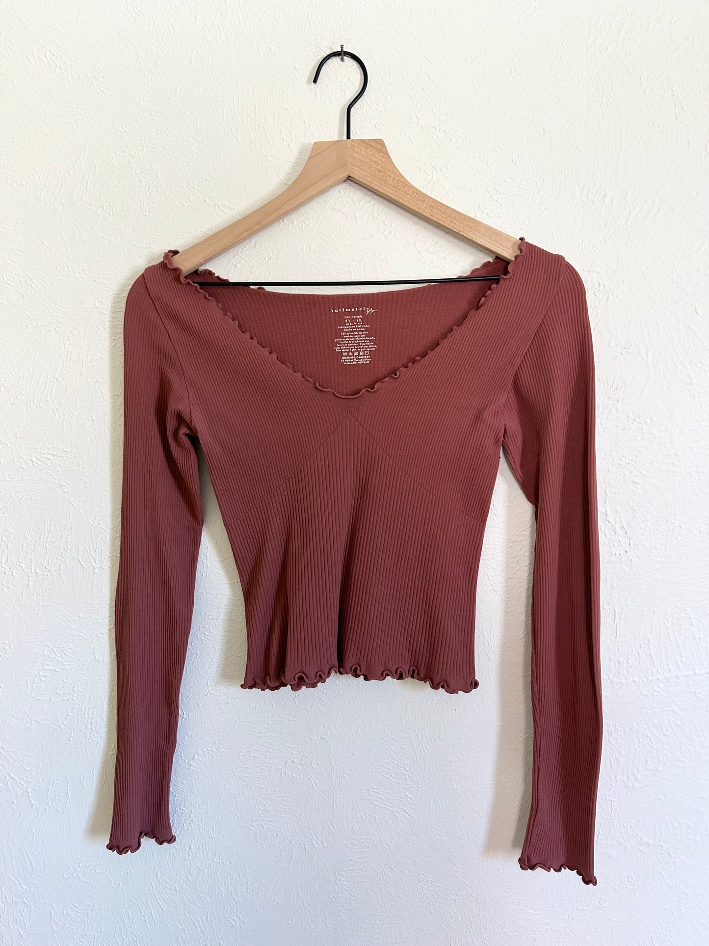 Free People ‘Easy to Love’ Seamless Long Sleeve (M)