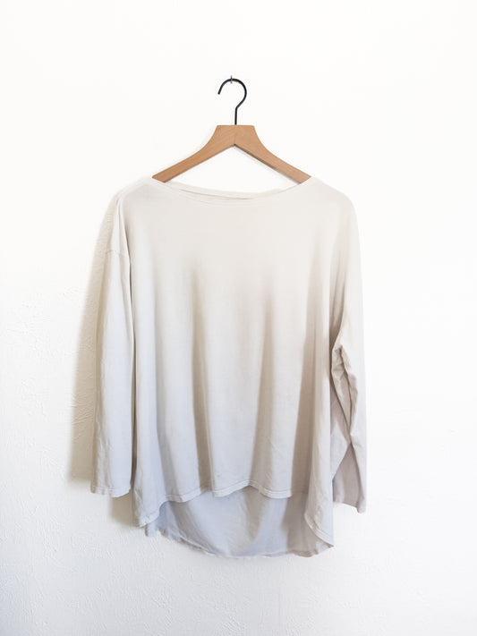 Lululemon Flowy White Long Sleeve (M)