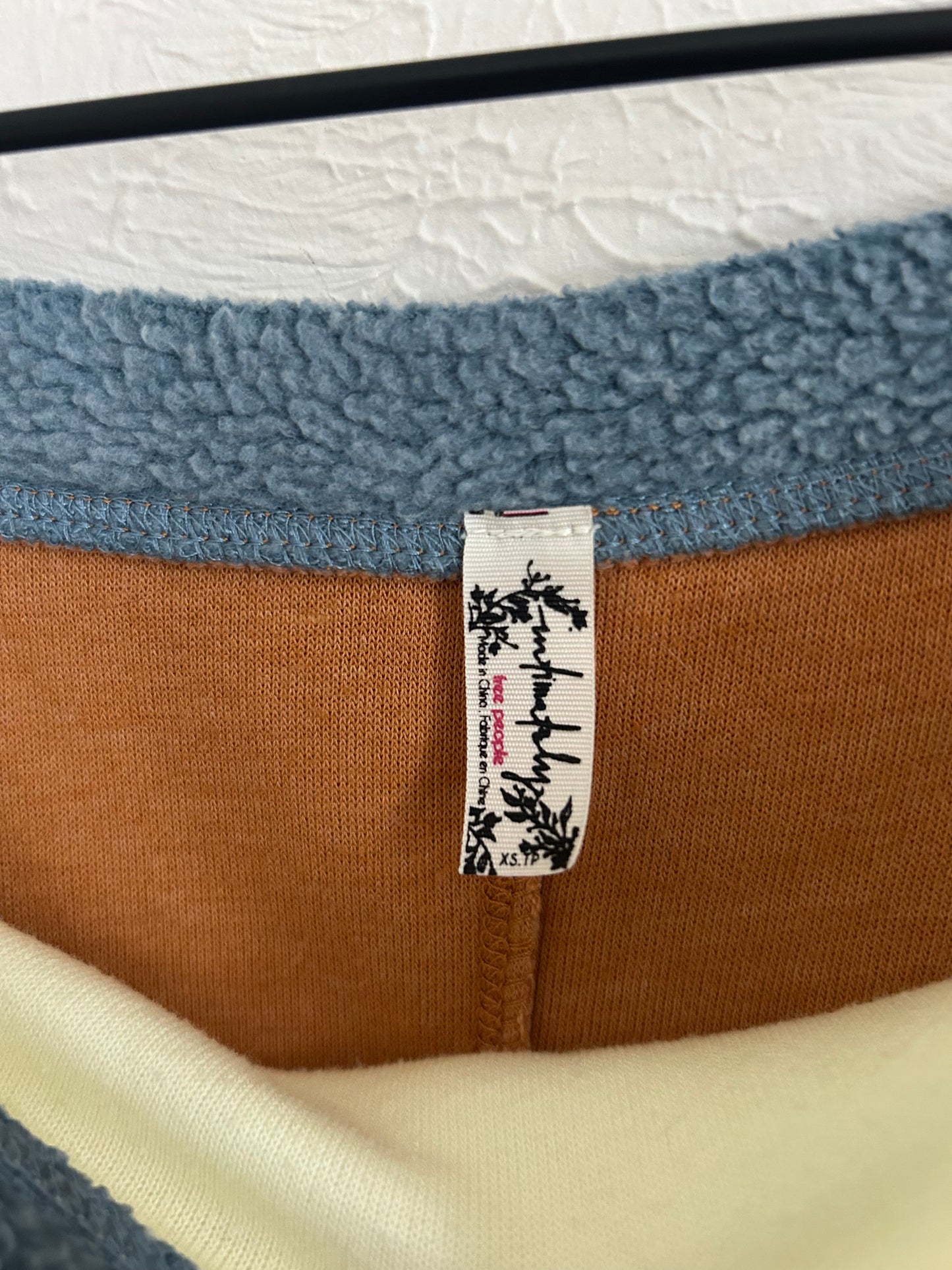Intimately Free People ‘Blue Monday’ Fleece Pullover (XS)