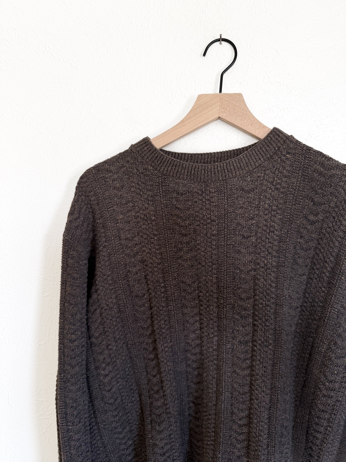 Bill Blass Brown Speckled Sweater (L)