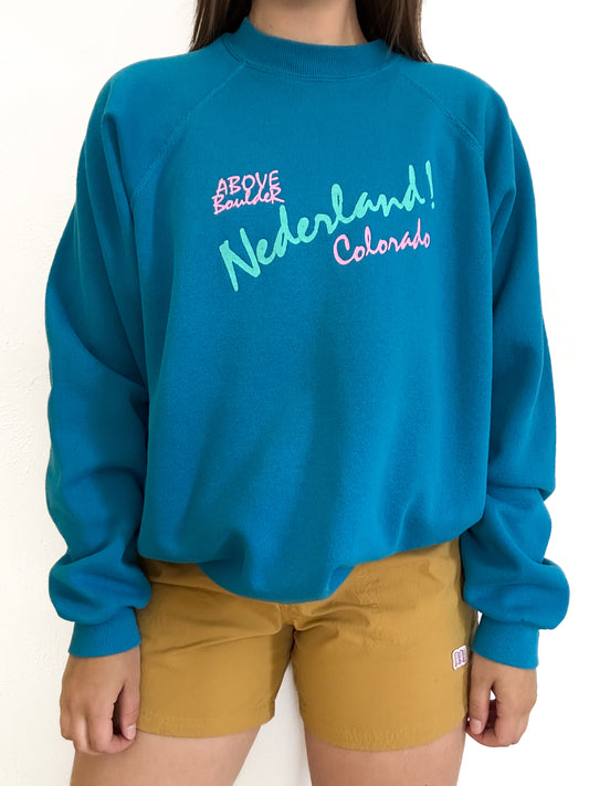 Nederland Colorado Vintage Crewneck (L)