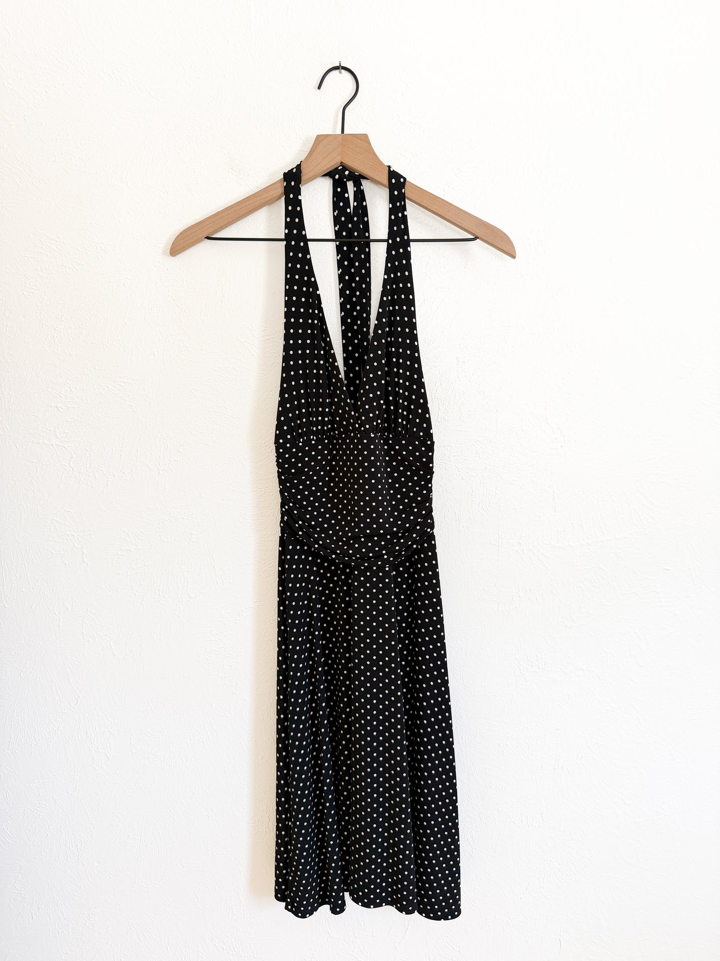 Polka Dot Halter Dress (M)