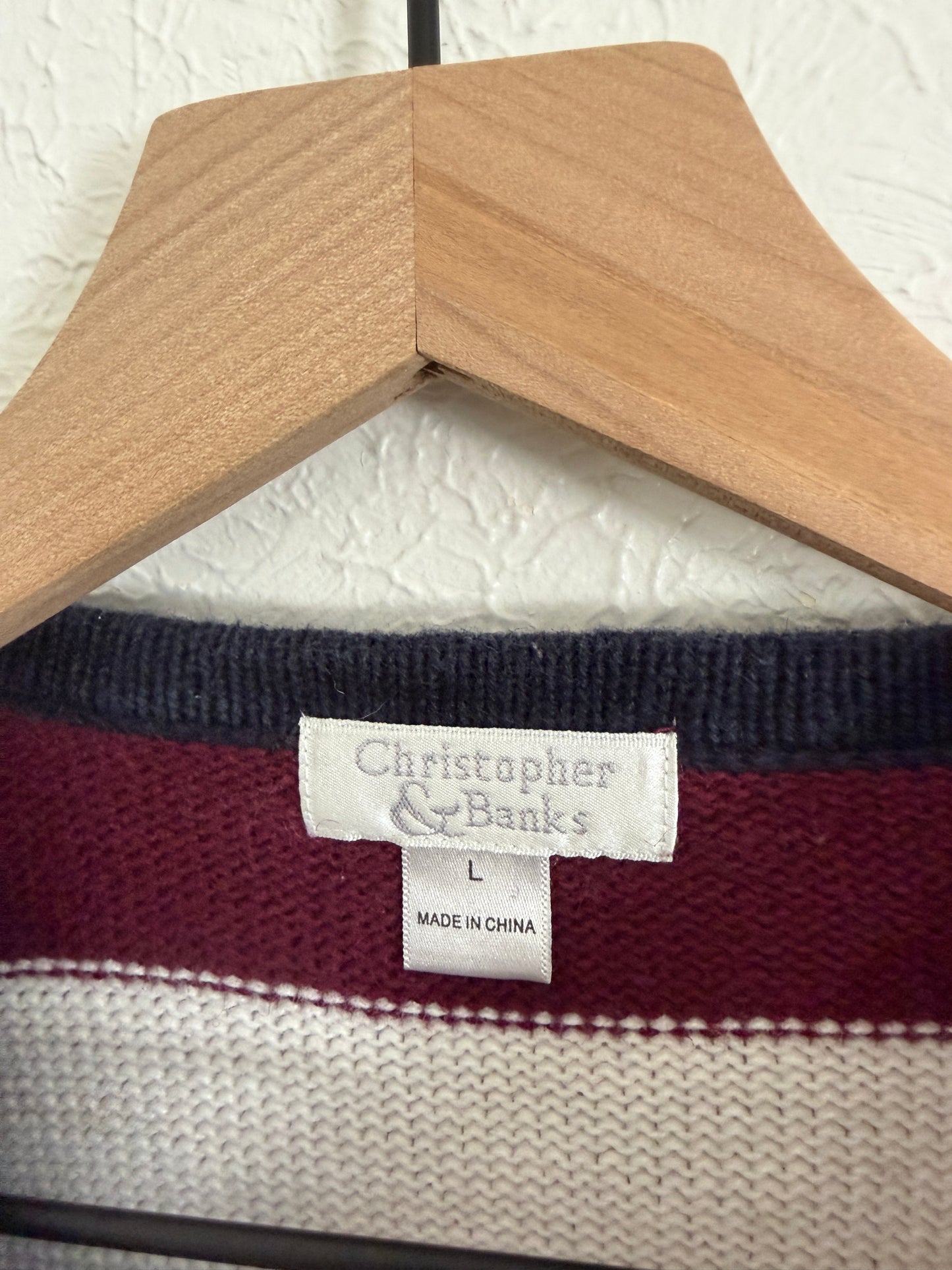 Cristopher & Banks Flag Sweater (M)