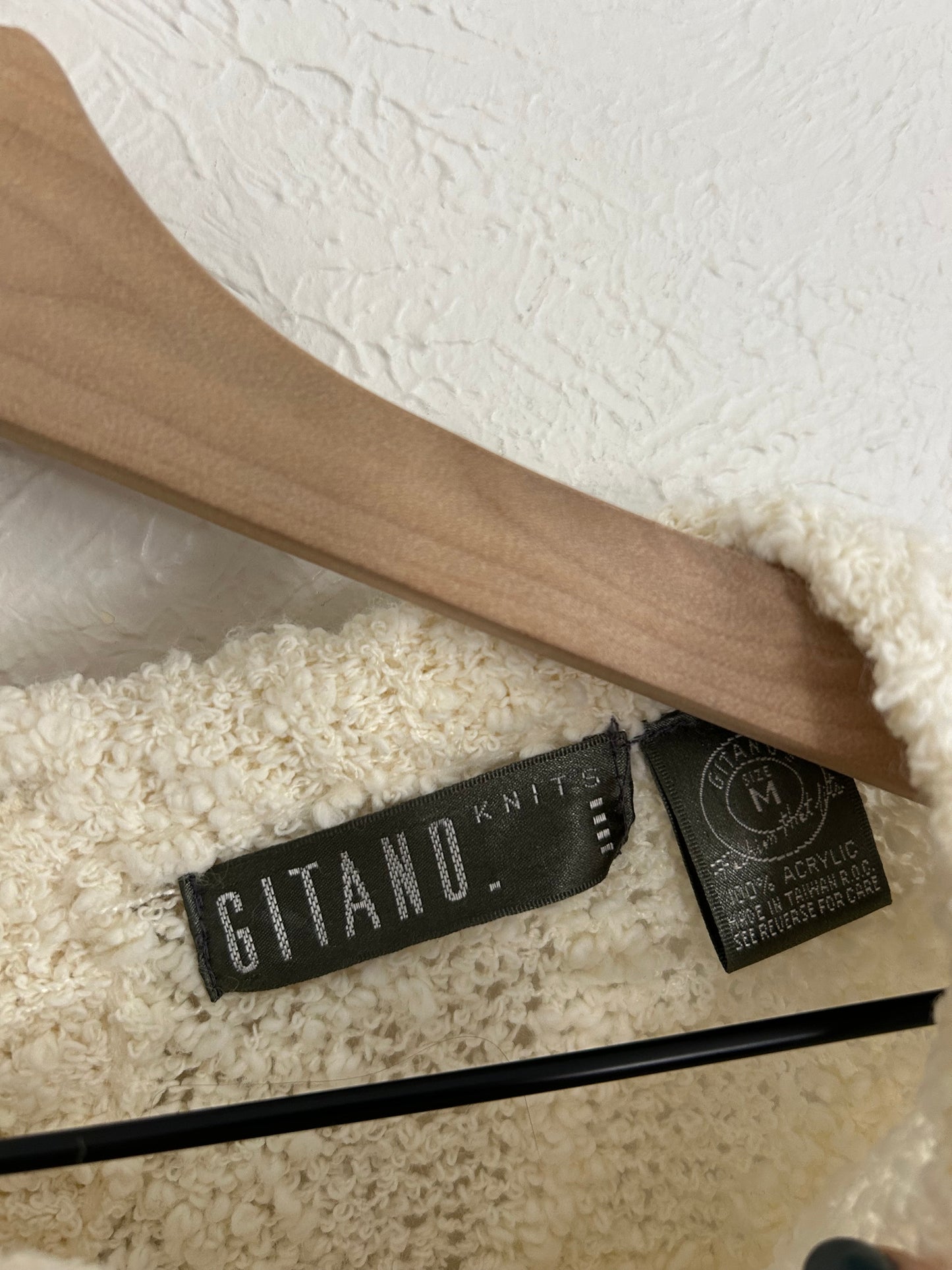 Gitano Vintage Bell Sleeve Button Reversible Sweater (M)