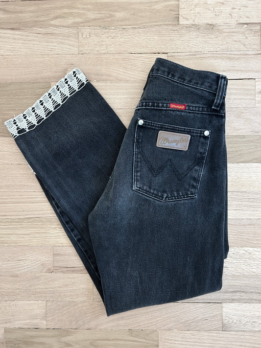 Wrangler Lace Black Jeans (2)