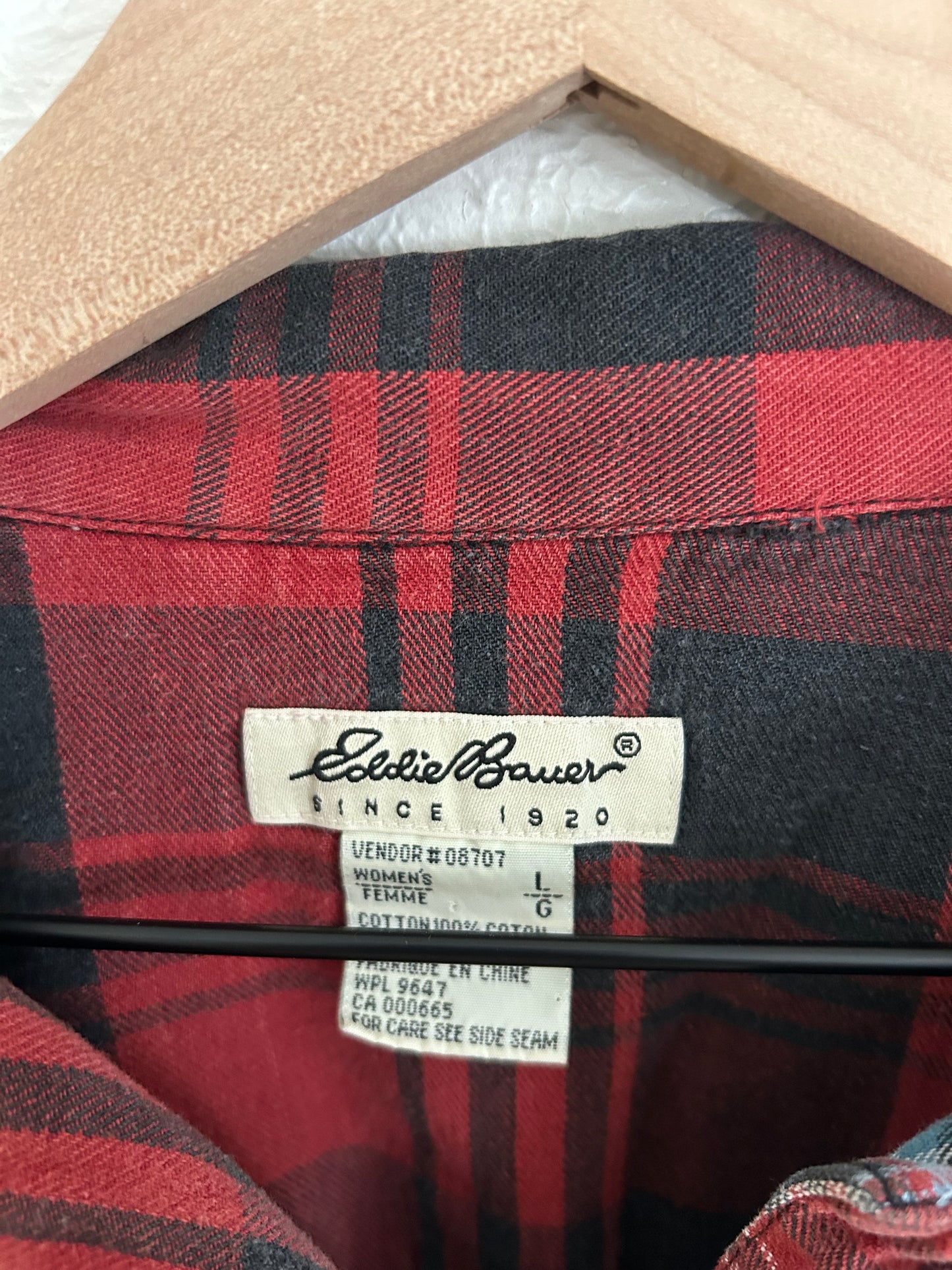 Eddie Bauer Vintage Patchwork Flannel (L)