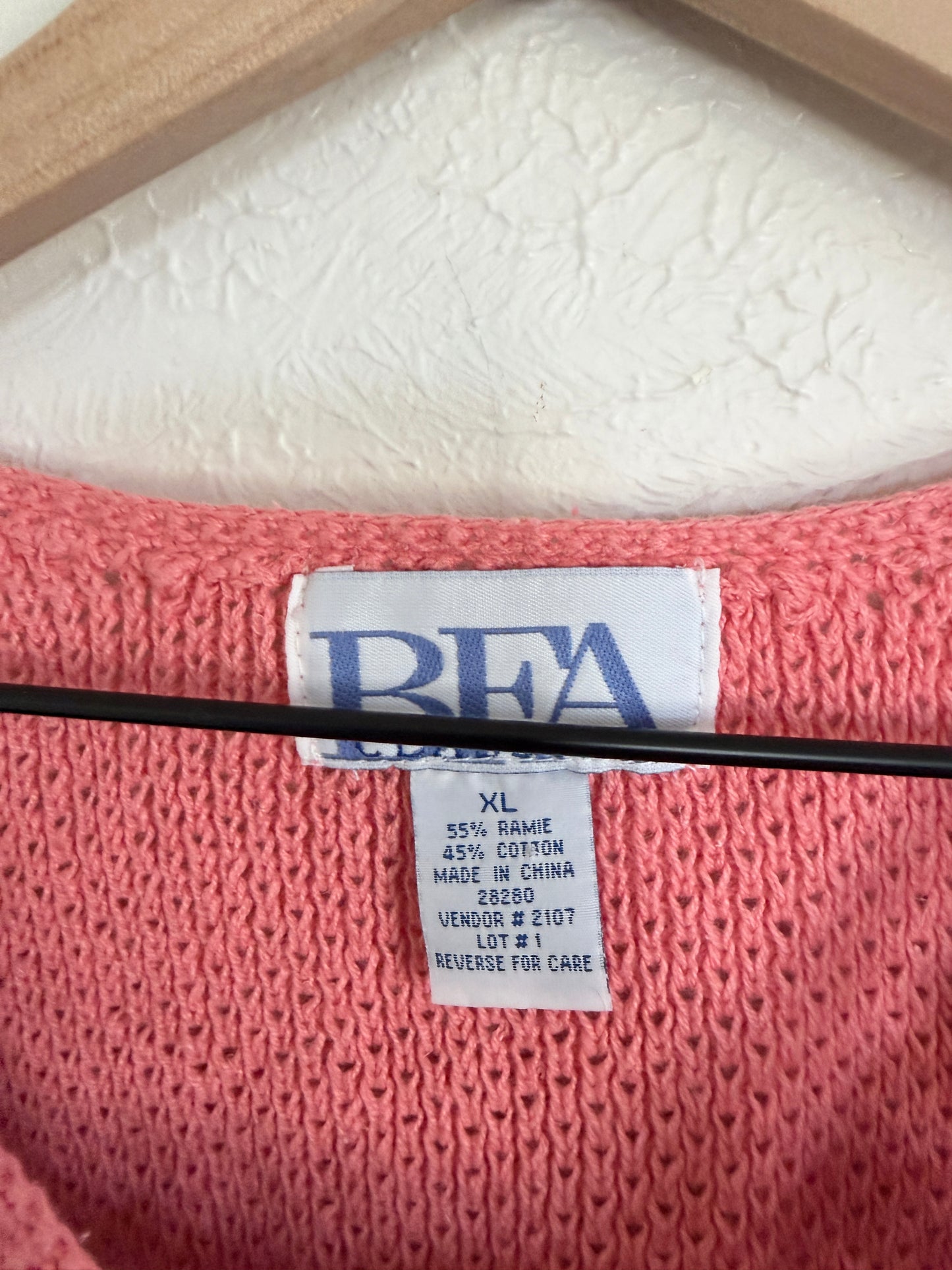 Granny Square Vintage Knit Top (XL)