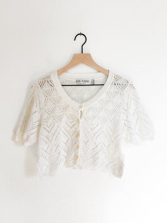Vintage Knit Sweater Top (M)